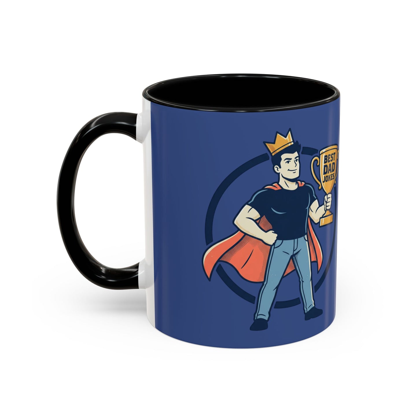 Best Dad Jokes Mug | Father's Day Coffee Mug, Accent Two-Tone
