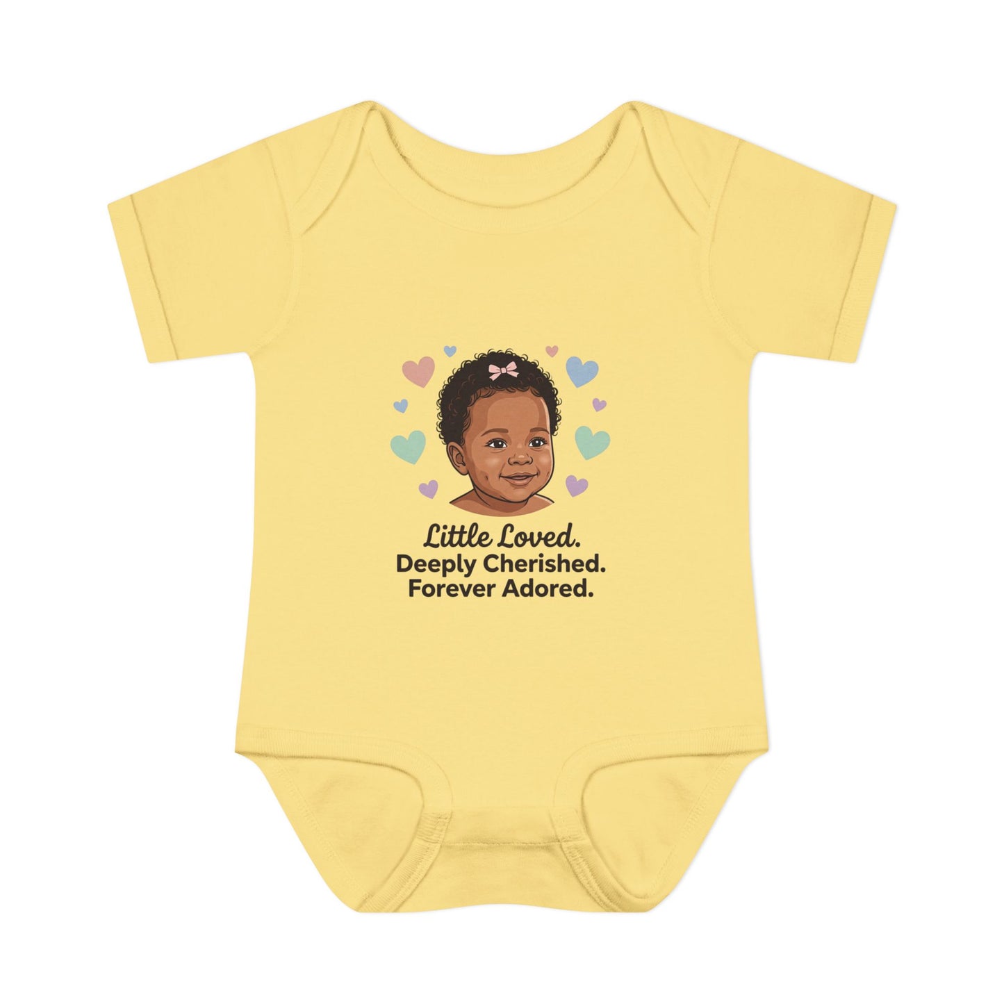 Little Loved Infant Bodysuit — "Little Loved. Deeply Cherished. Forever Adored." Baby Onesie