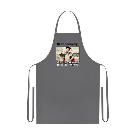 Dad’s Specialty Apron – Charcoal Briquette Toasting Grill Apron