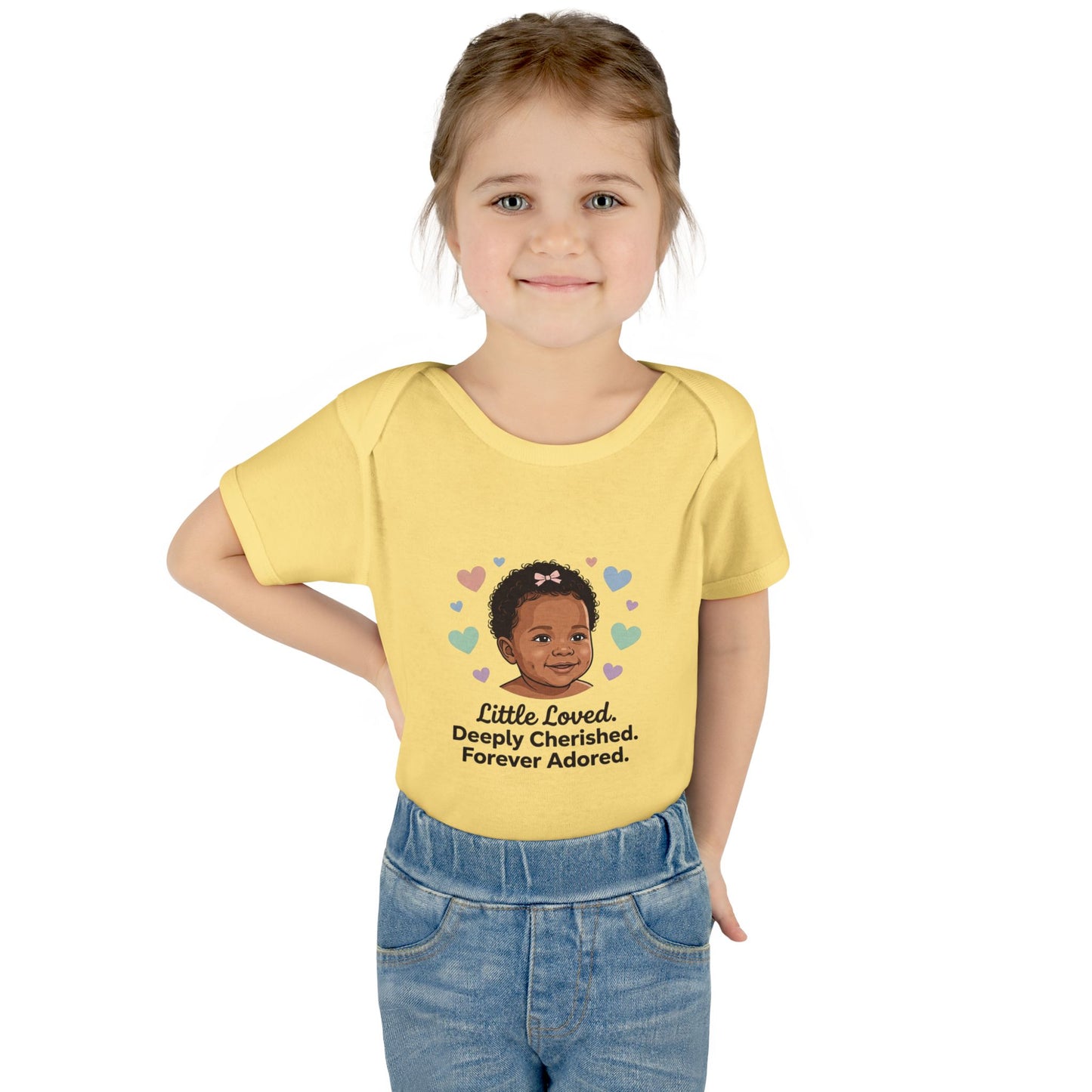 Little Loved Infant Bodysuit — "Little Loved. Deeply Cherished. Forever Adored." Baby Onesie