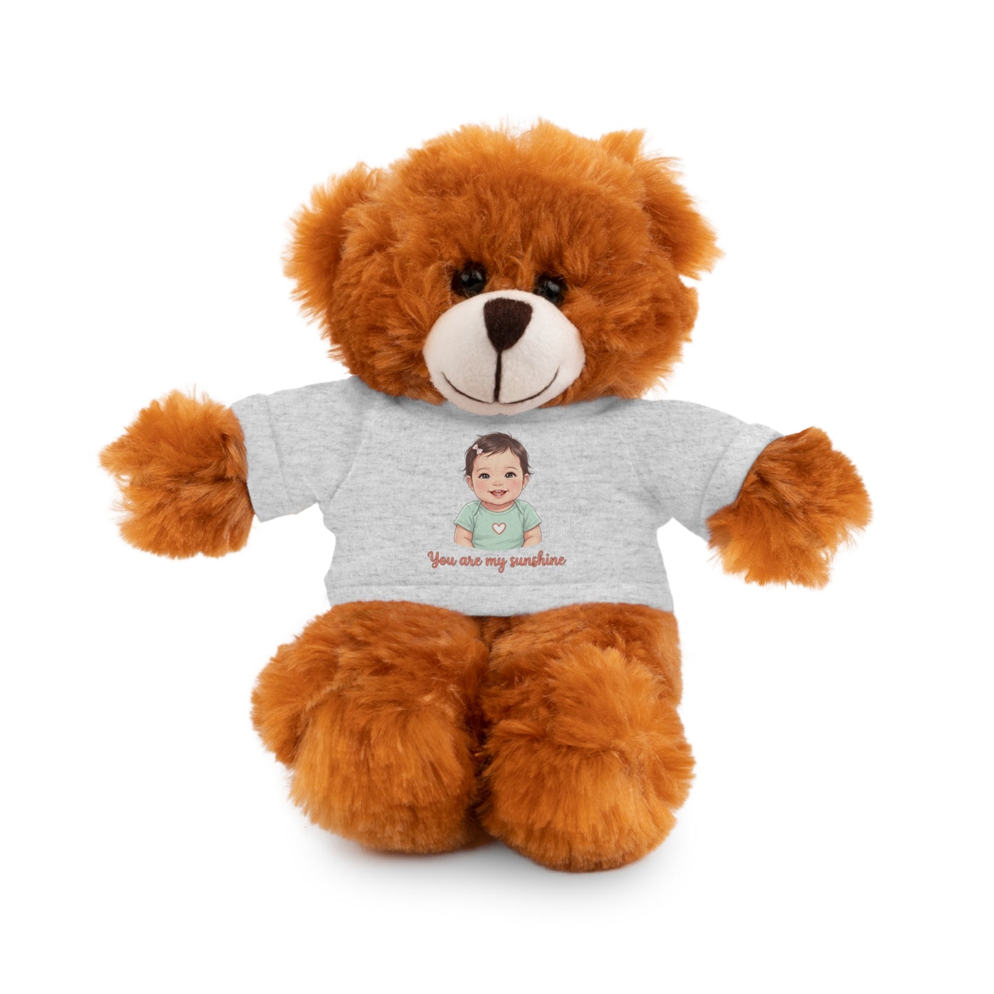 Baby Girl Stuffies with 'You are my sunshine' Tee