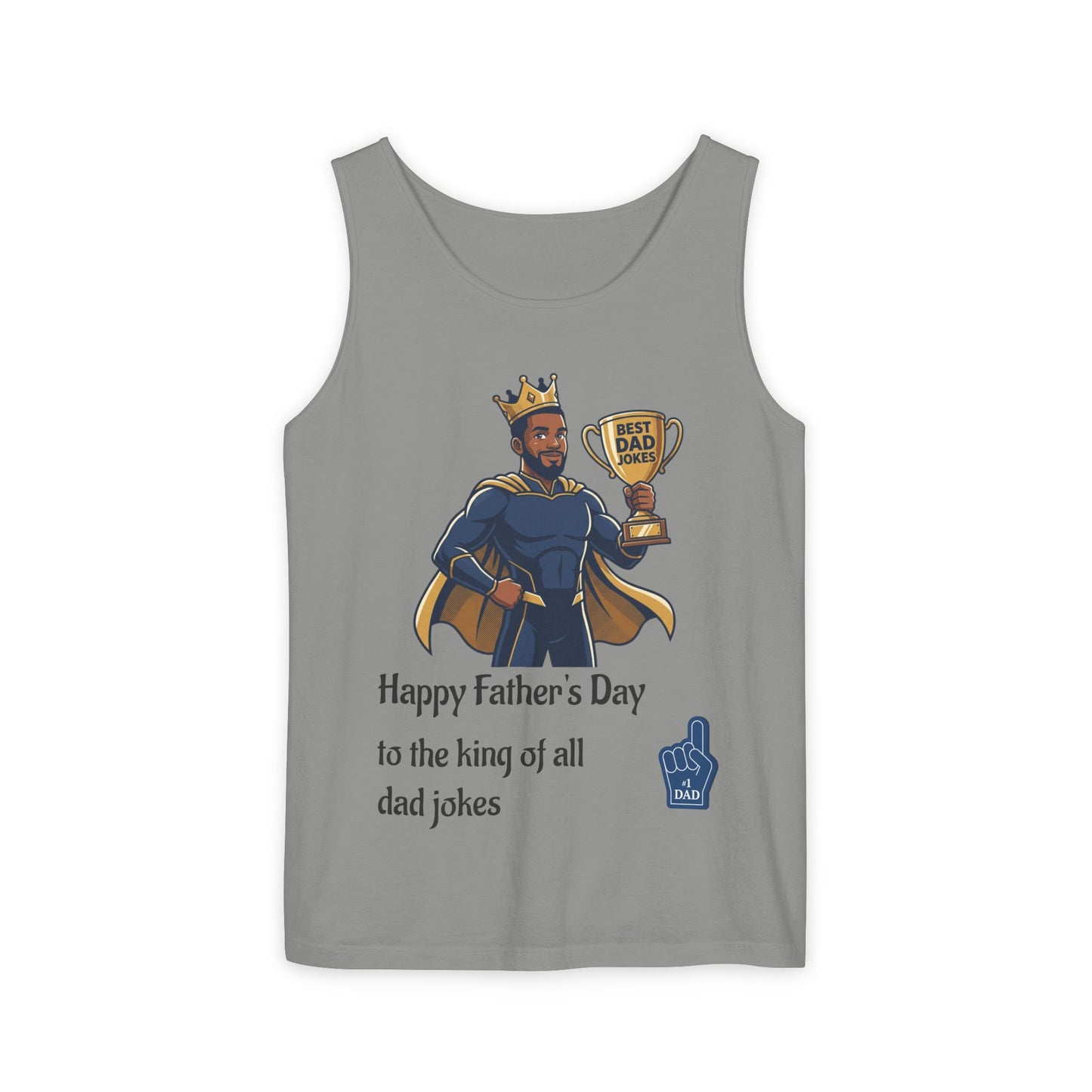 King of Dad Jokes tank top | Father's Day funny dad joke tee