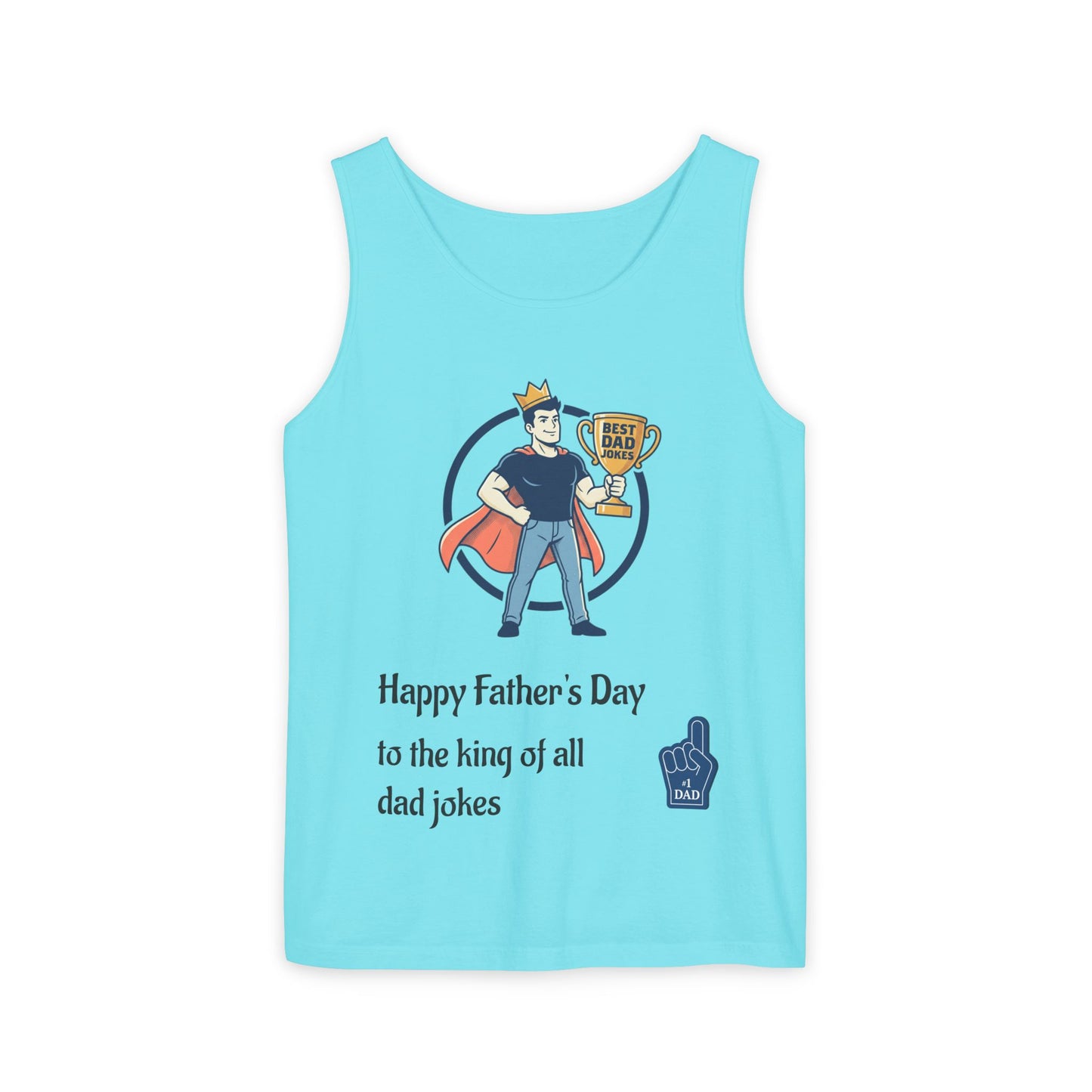King of Dad Jokes tank top | Father's Day funny dad joke tee