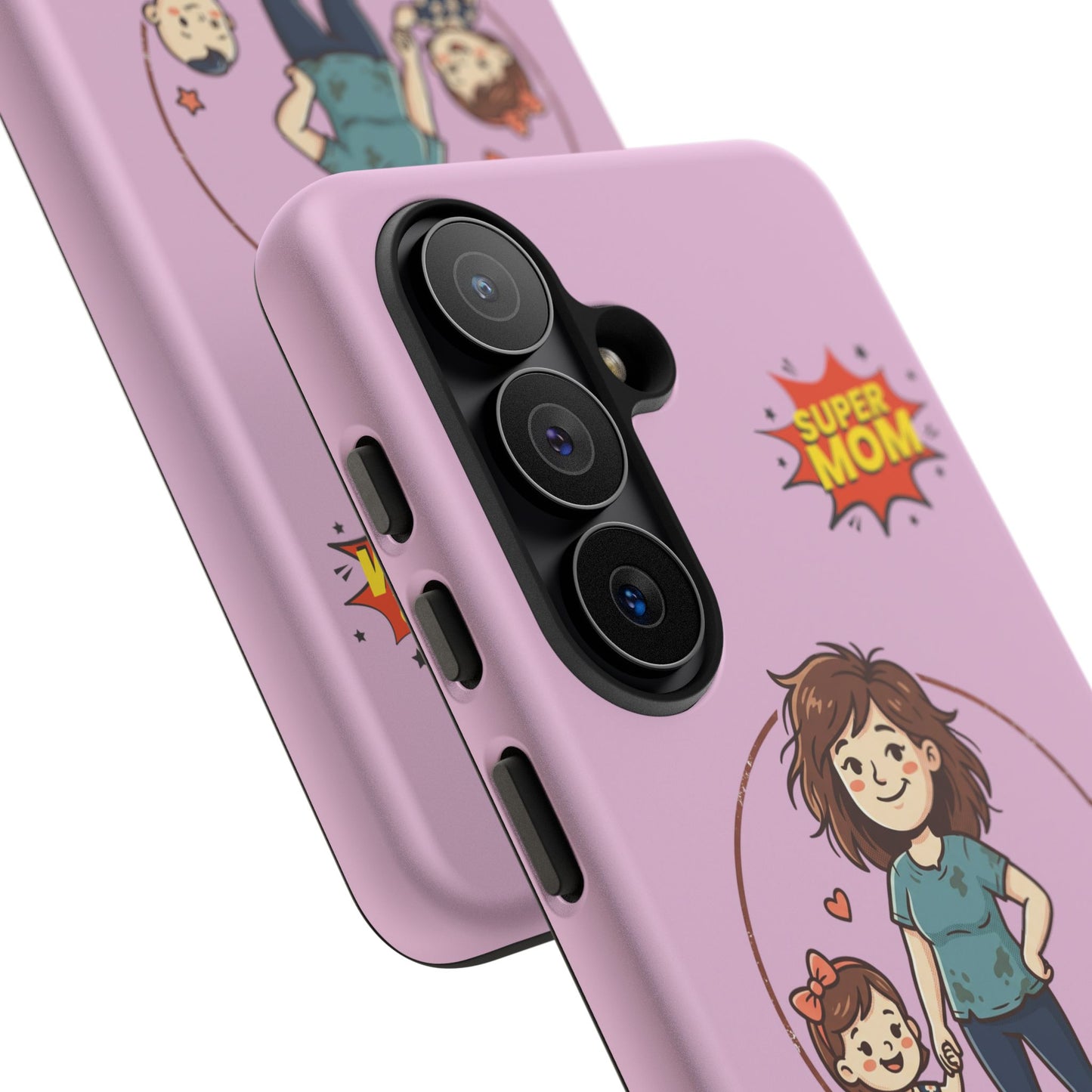 Super Mom Phone Case | Pink Phone Case, Mom Quote