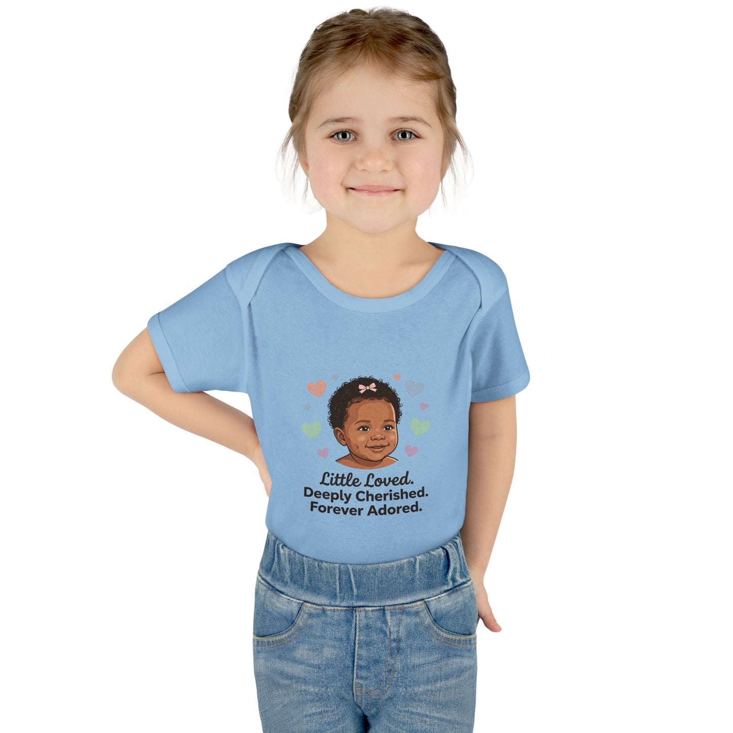 Little Loved Infant Bodysuit — "Little Loved. Deeply Cherished. Forever Adored." Baby Onesie