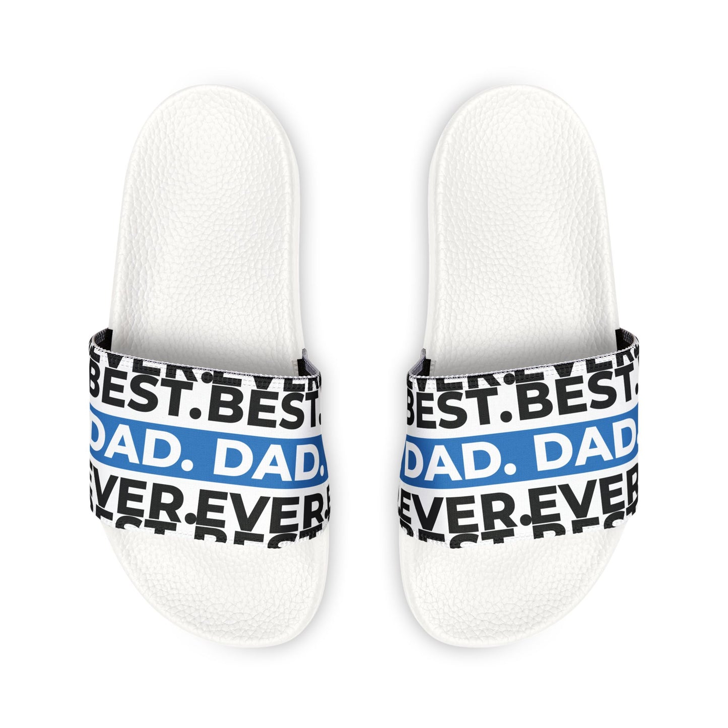 Slide Sandals — Best dad Graphic Removable-Strap Pool Slides