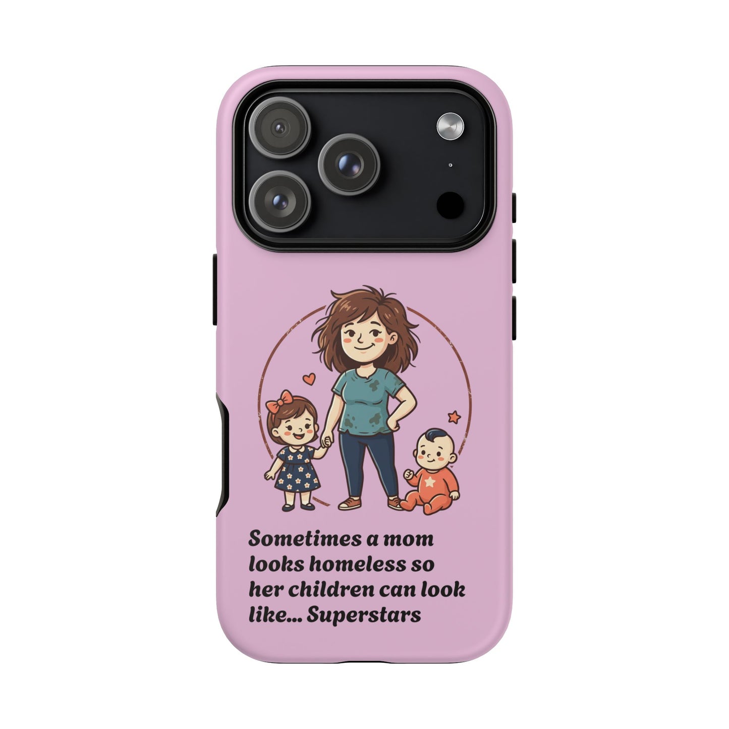 Super Mom Phone Case | Pink Phone Case, Mom Quote