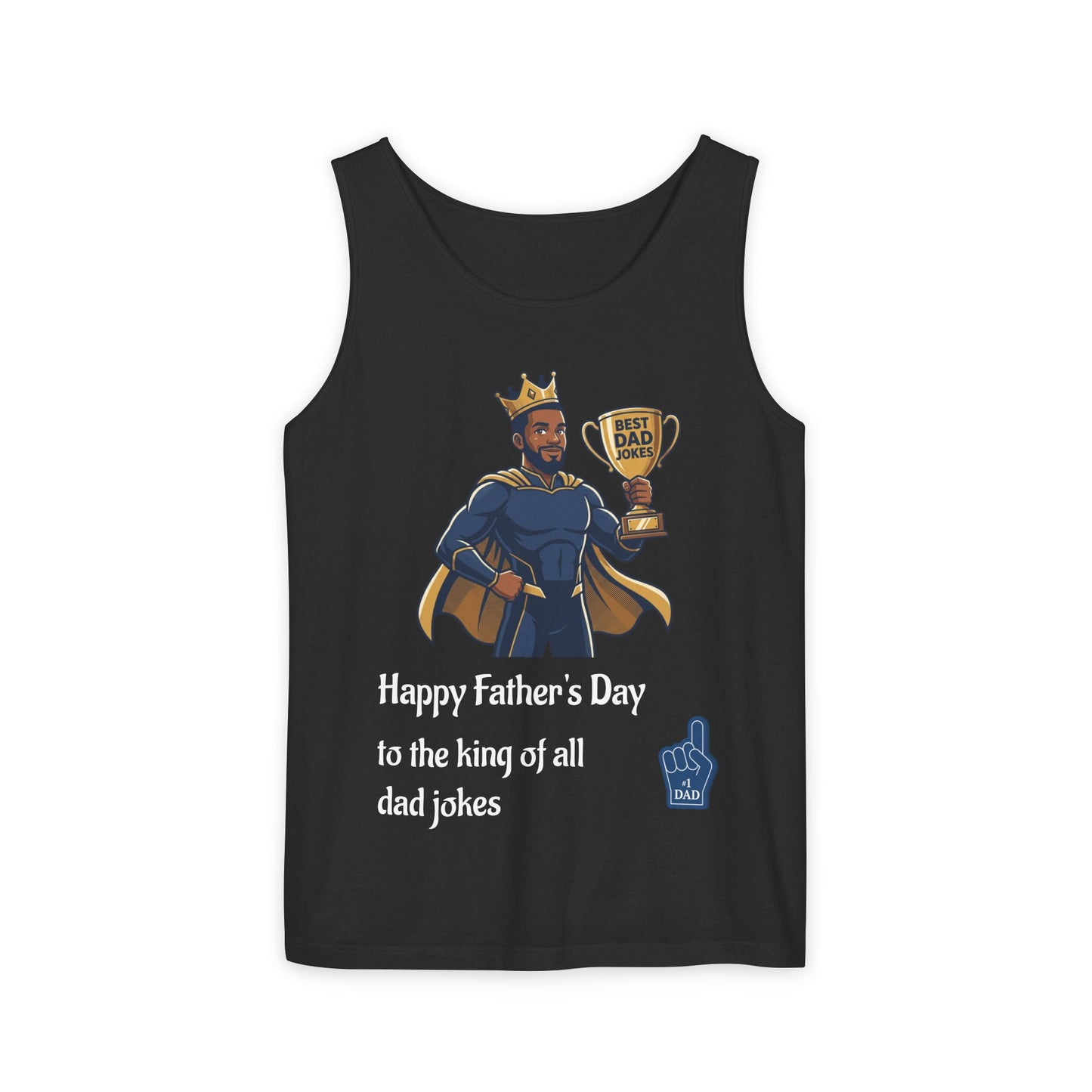 King of Dad Jokes tank top | Father's Day funny dad joke tee