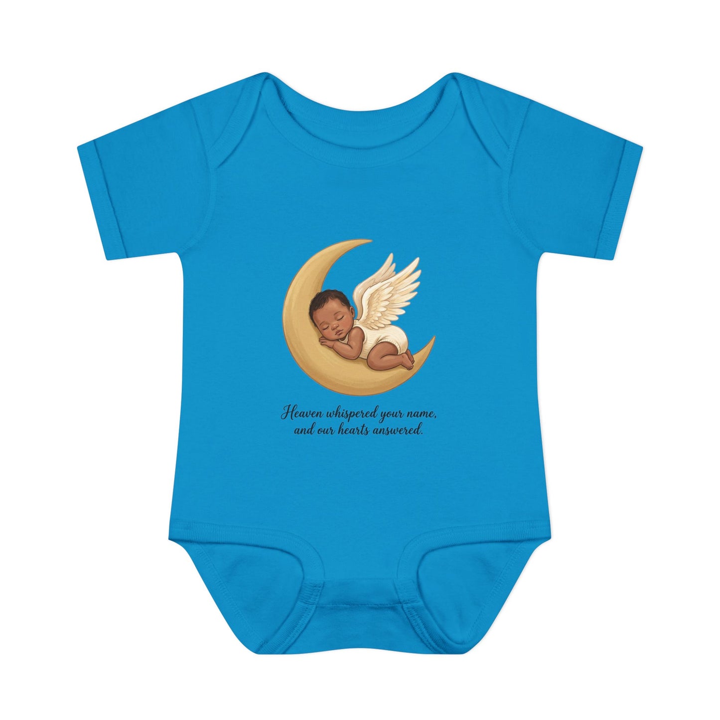 Infant Bodysuit — "Heaven Whispered Your Name" Angel Baby Memorial Onesie