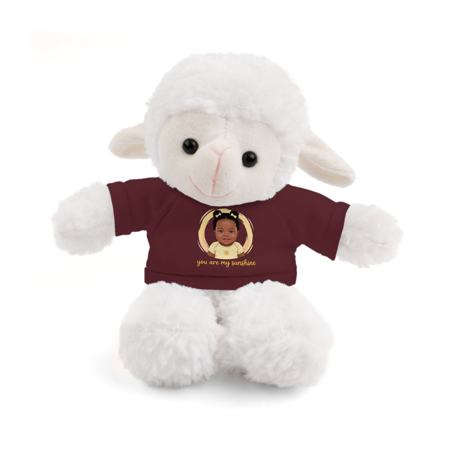 Baby Girl Stuffies with 'You are my sunshine' Tee