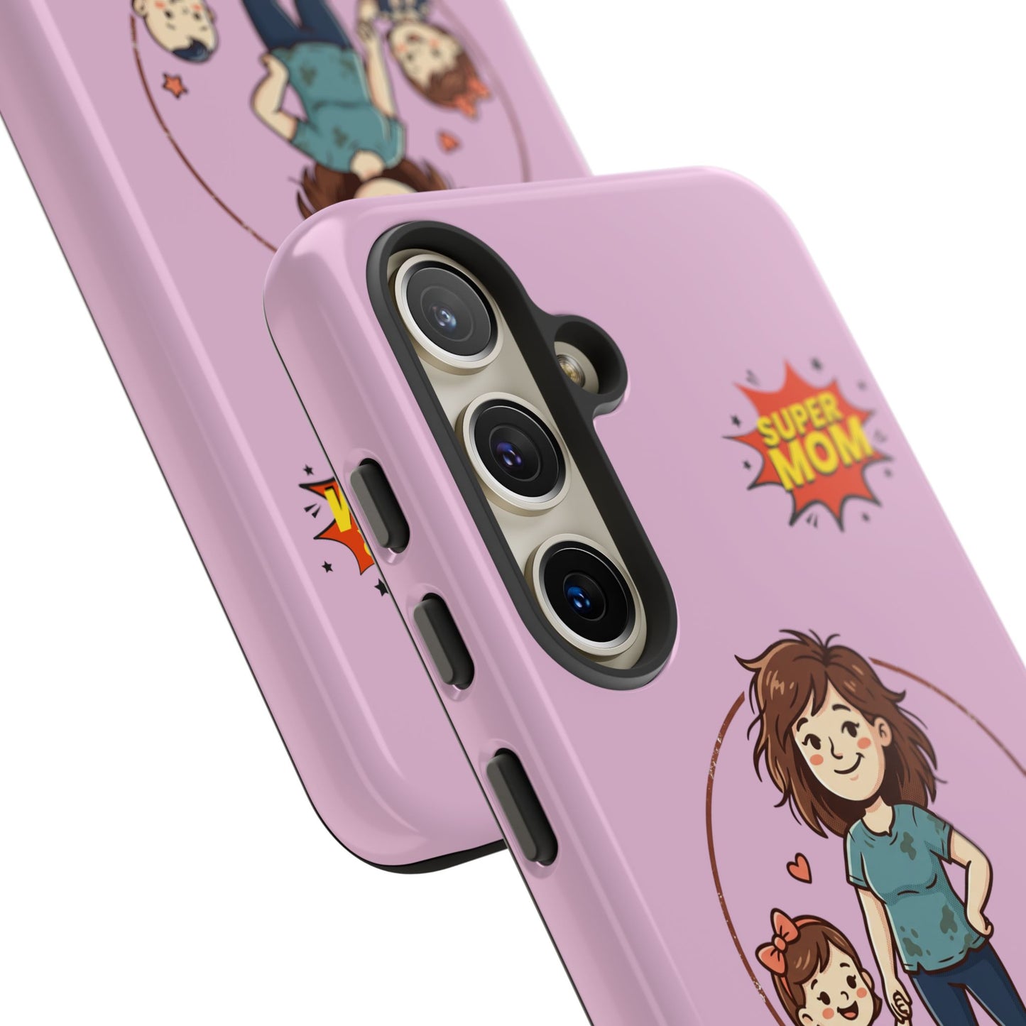 Super Mom Phone Case | Pink Phone Case, Mom Quote