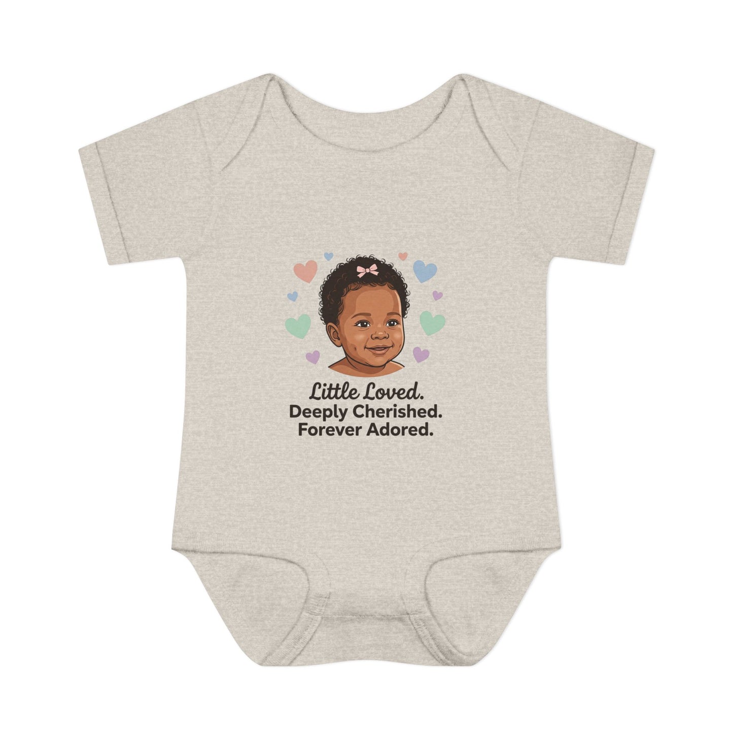 Little Loved Infant Bodysuit — "Little Loved. Deeply Cherished. Forever Adored." Baby Onesie