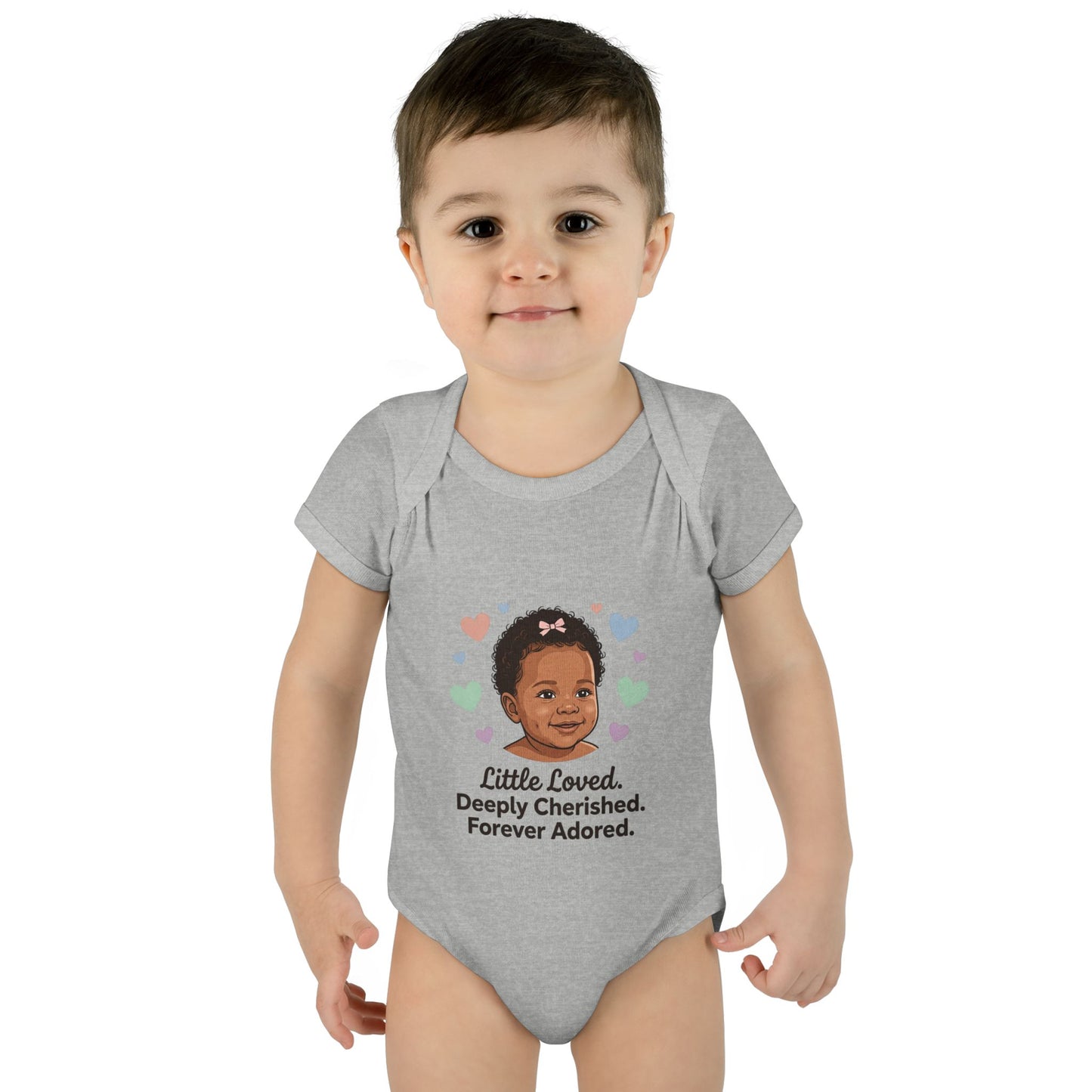 Little Loved Infant Bodysuit — "Little Loved. Deeply Cherished. Forever Adored." Baby Onesie