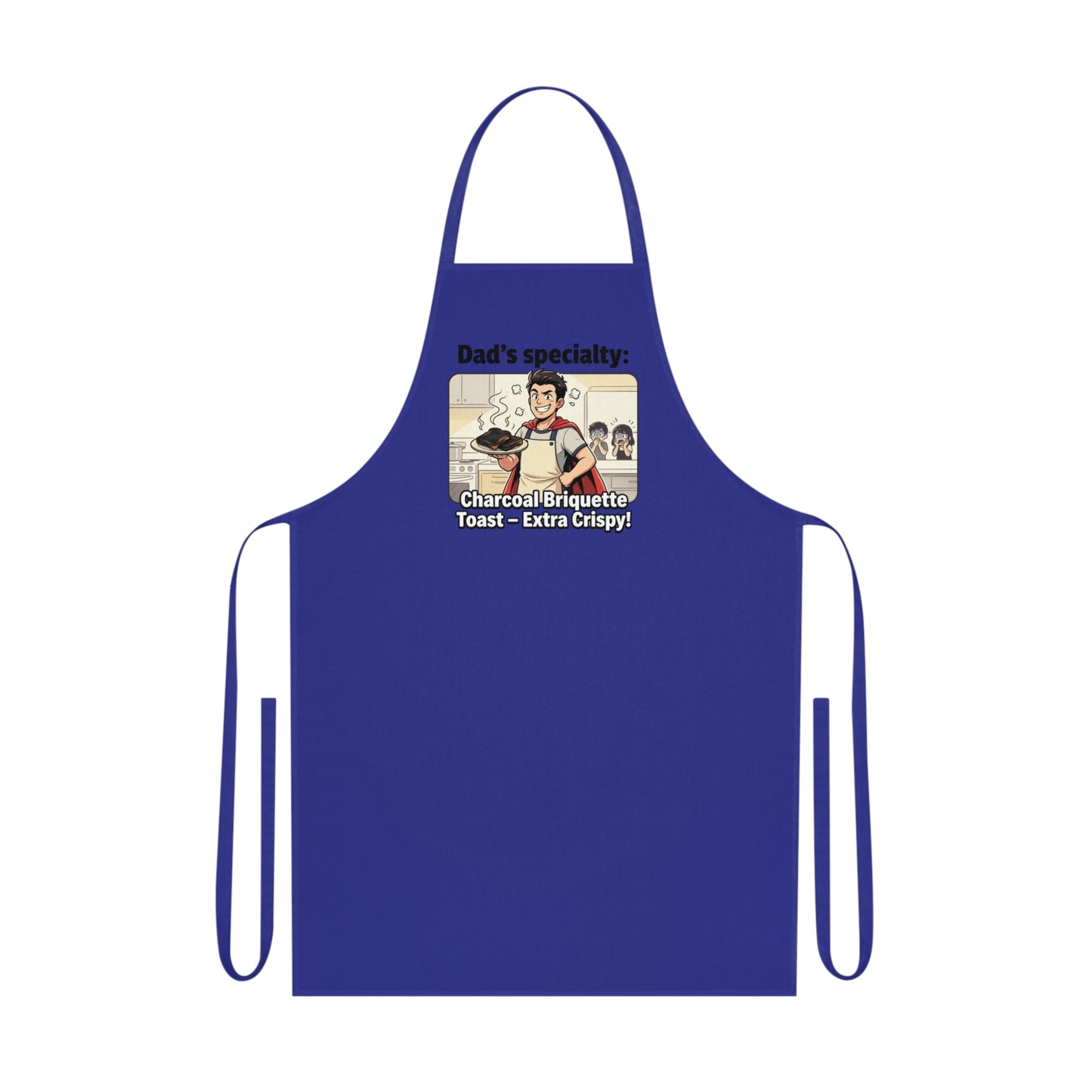 Dad’s Specialty Apron – Charcoal Briquette Toasting Grill Apron