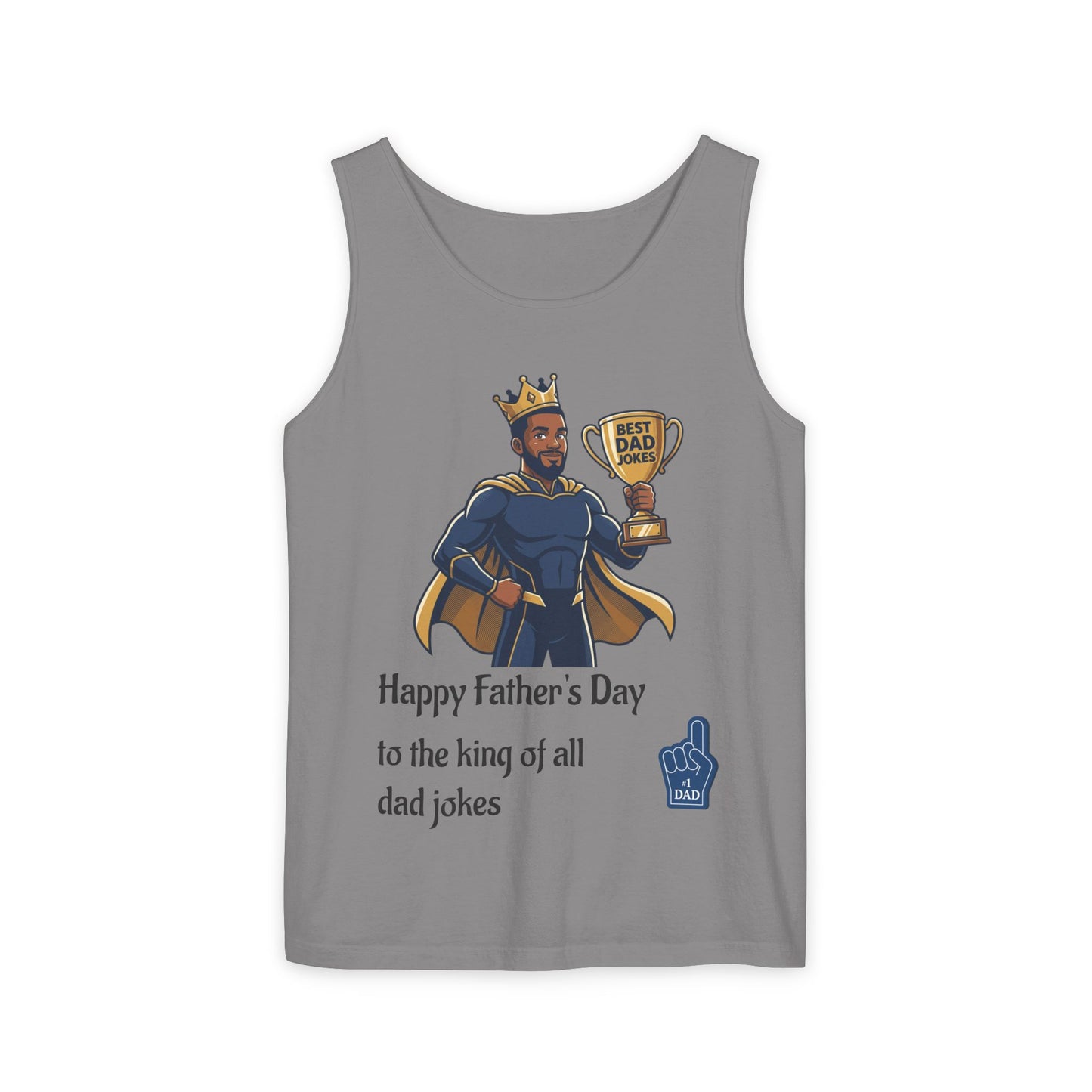 King of Dad Jokes tank top | Father's Day funny dad joke tee