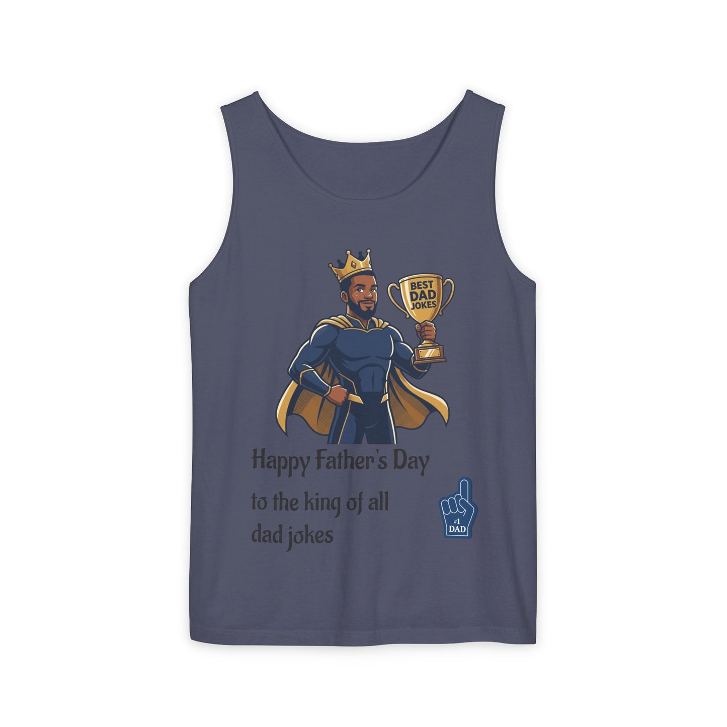 King of Dad Jokes tank top | Father's Day funny dad joke tee