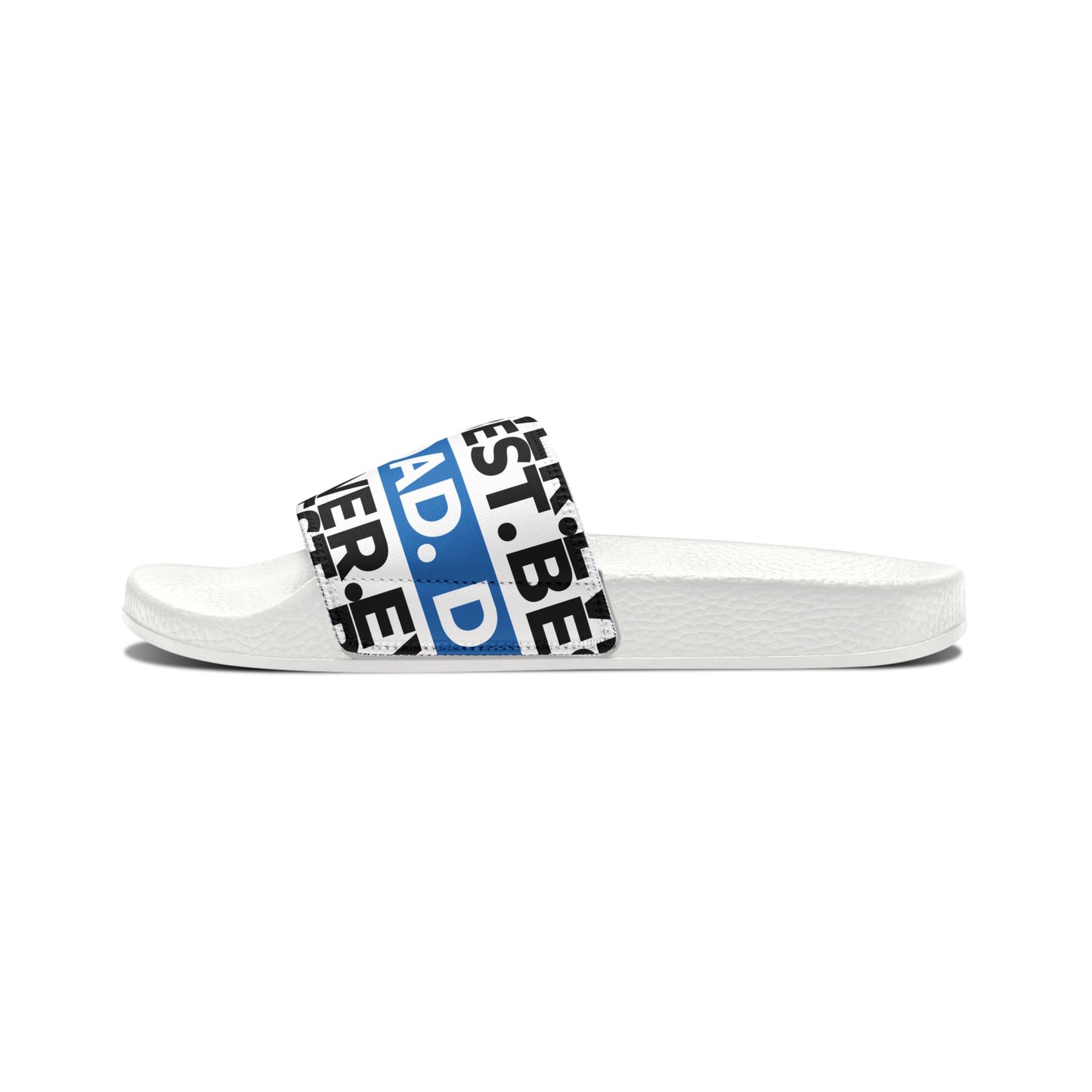 Slide Sandals — Best dad Graphic Removable-Strap Pool Slides