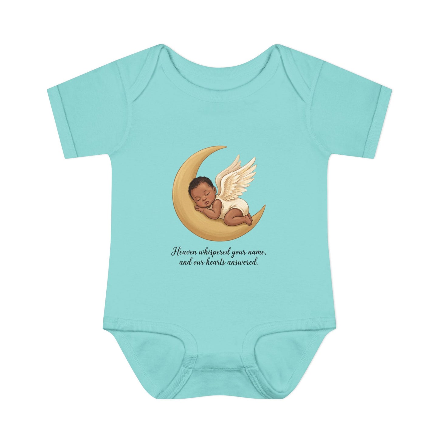 Infant Bodysuit — "Heaven Whispered Your Name" Angel Baby Memorial Onesie