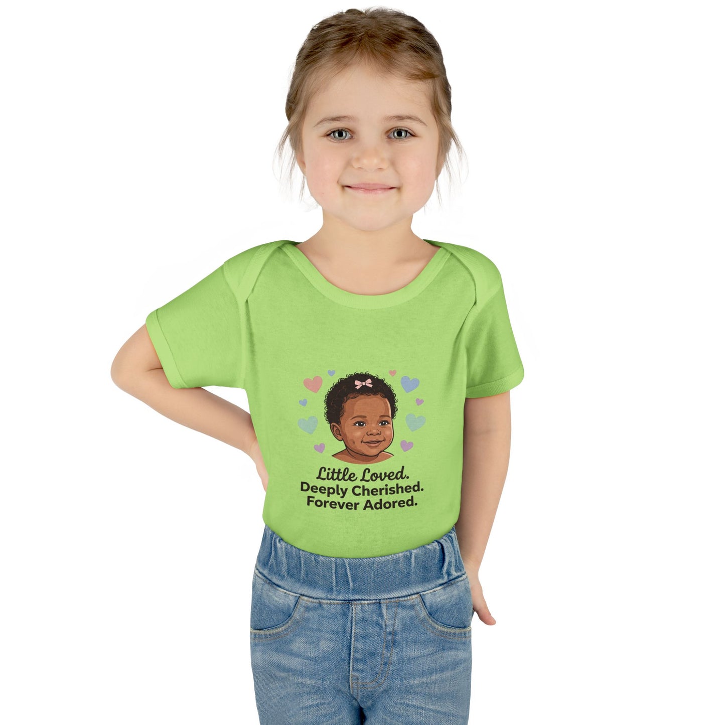 Little Loved Infant Bodysuit — "Little Loved. Deeply Cherished. Forever Adored." Baby Onesie