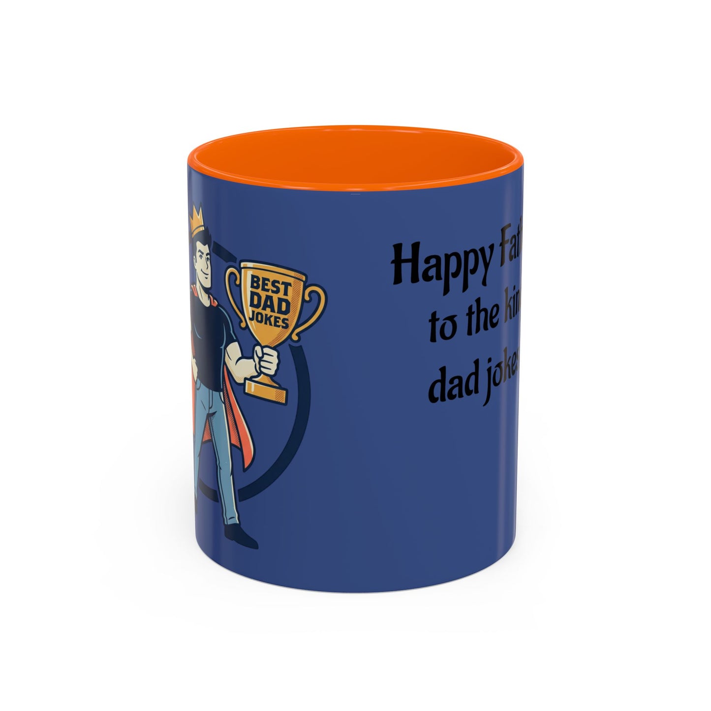 Best Dad Jokes Mug | Father's Day Coffee Mug, Accent Two-Tone
