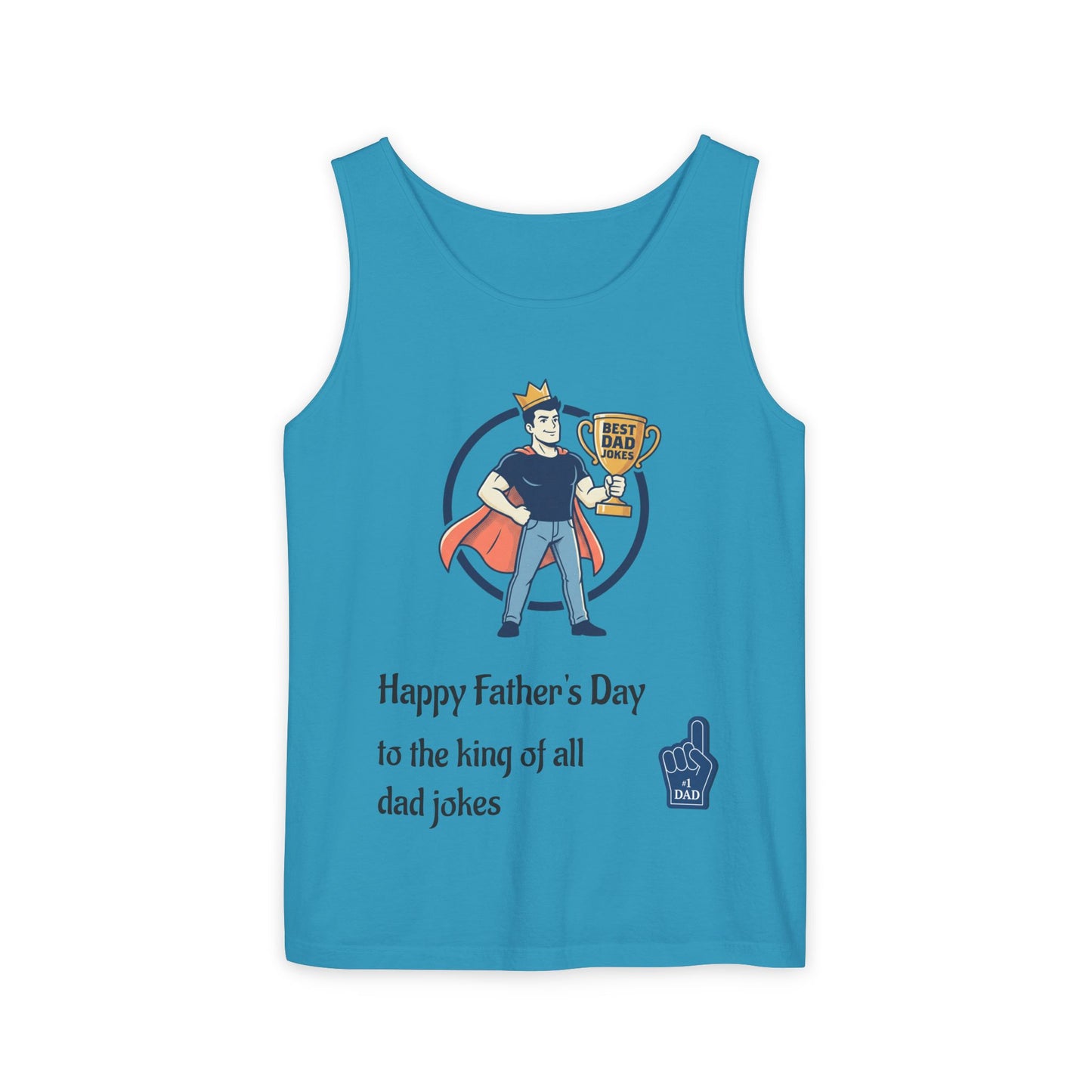 King of Dad Jokes tank top | Father's Day funny dad joke tee