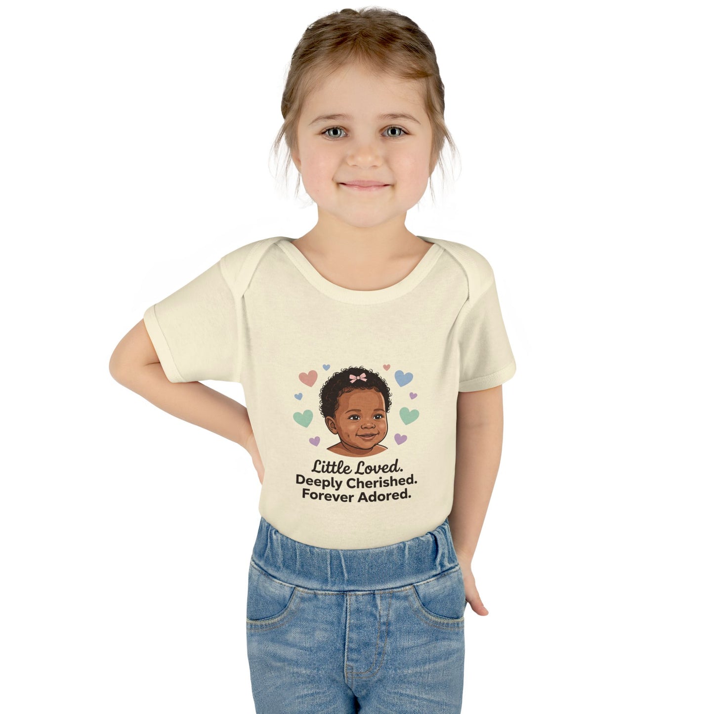 Little Loved Infant Bodysuit — "Little Loved. Deeply Cherished. Forever Adored." Baby Onesie