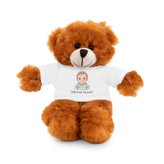 Baby Boy Stuffies with 'Little loved, big smile' Tee