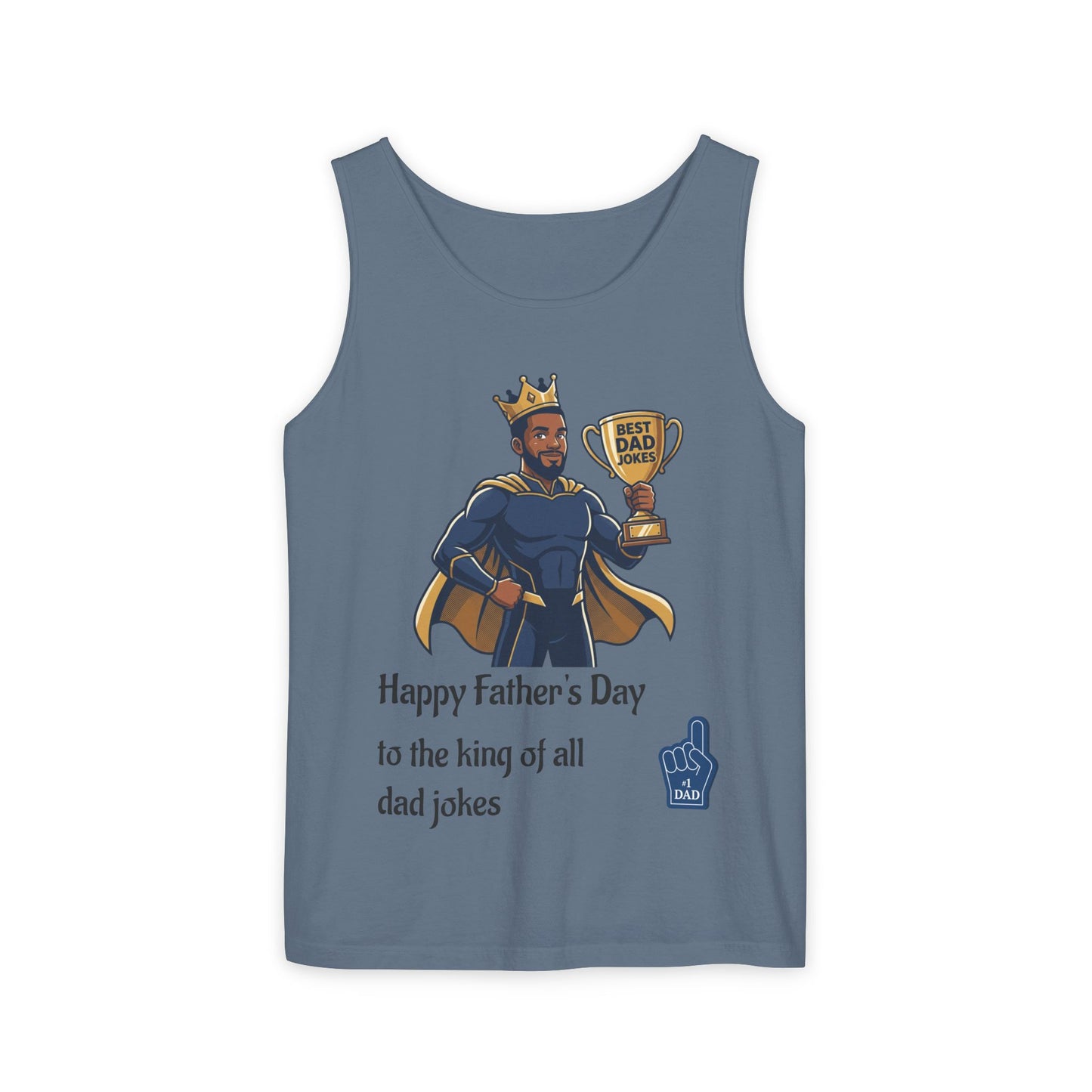 King of Dad Jokes tank top | Father's Day funny dad joke tee