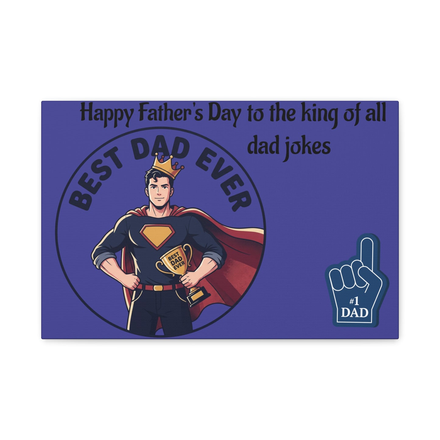 Best Dad Canvas