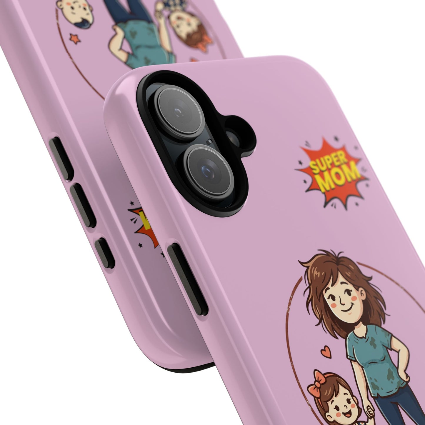 Super Mom Phone Case | Pink Phone Case, Mom Quote