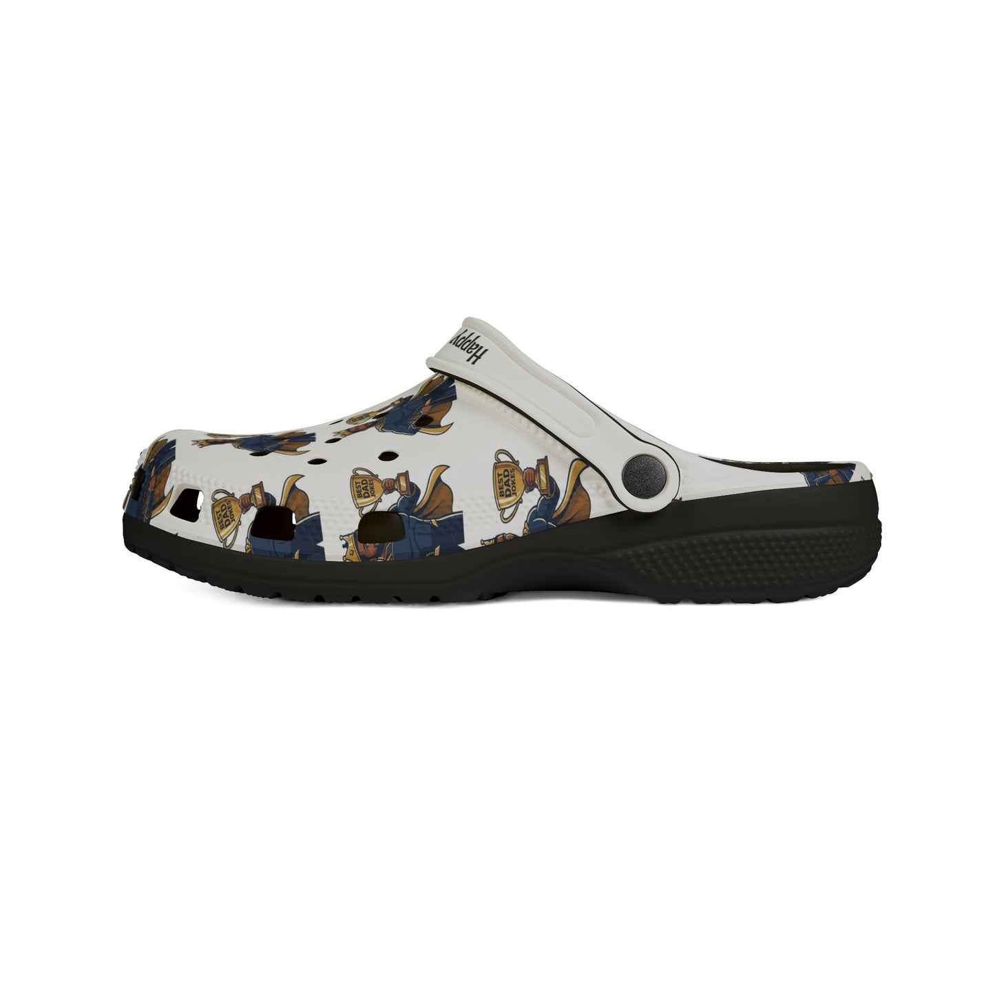 Superhero Dad Foam Rubber Shoes (AOP)