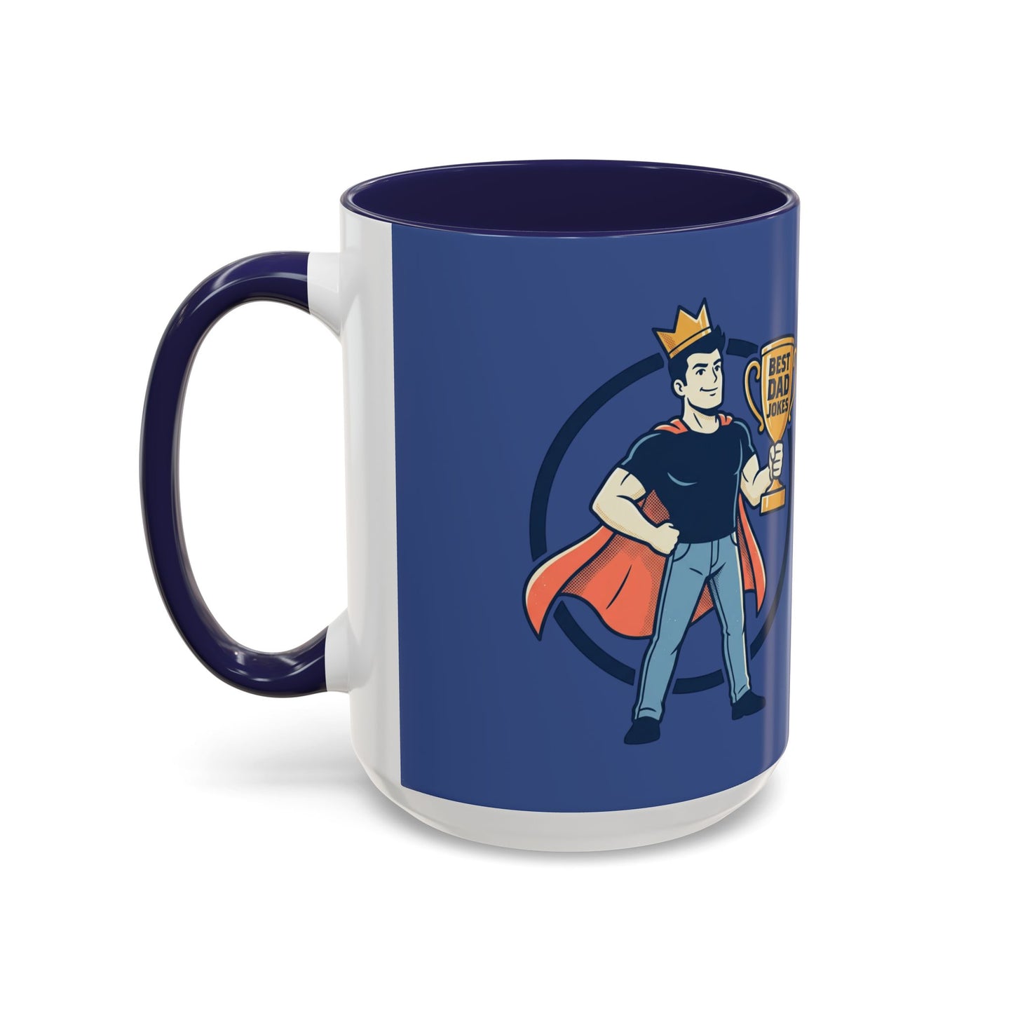 Best Dad Jokes Mug | Father's Day Coffee Mug, Accent Two-Tone