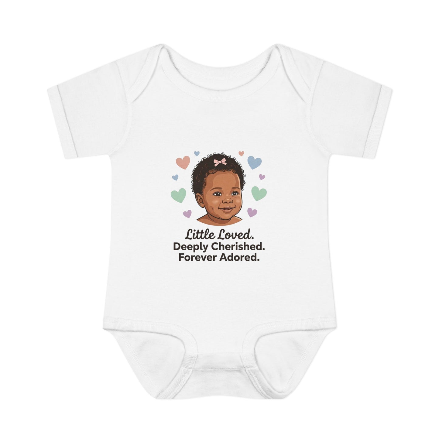 Little Loved Infant Bodysuit — "Little Loved. Deeply Cherished. Forever Adored." Baby Onesie