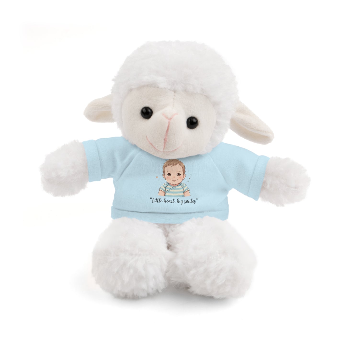 Baby Boy Stuffies with 'Little loved, big smile' Tee