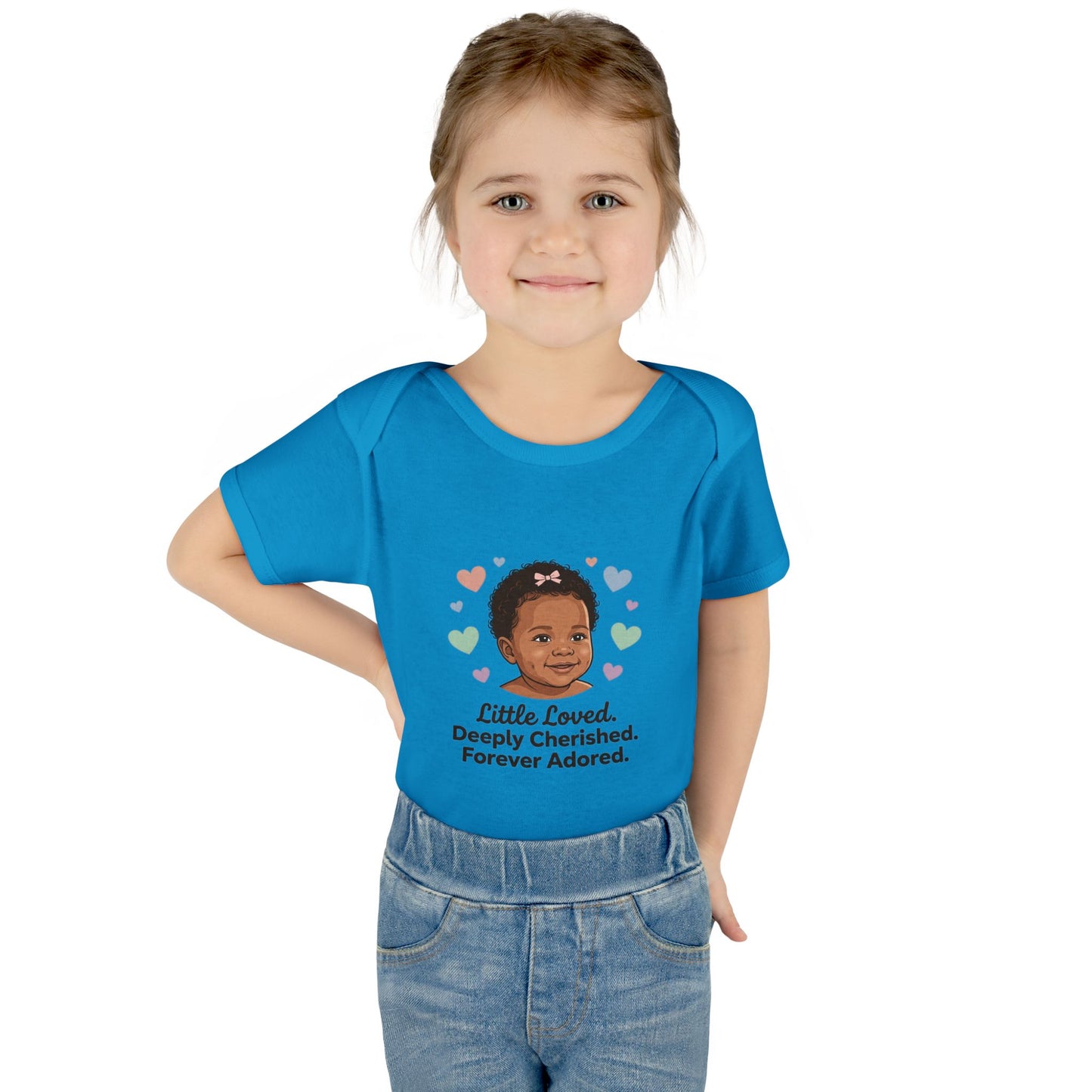 Little Loved Infant Bodysuit — "Little Loved. Deeply Cherished. Forever Adored." Baby Onesie