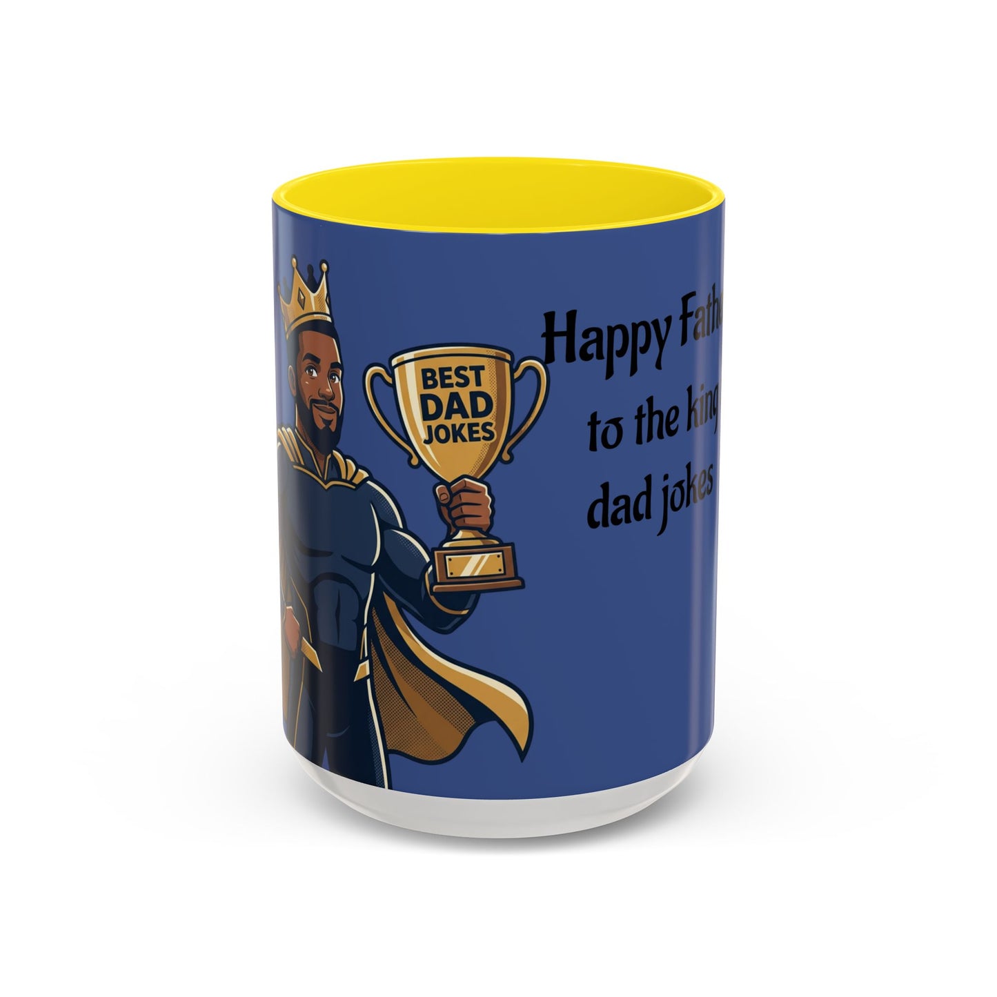 Best Dad Jokes Mug | Father's Day Coffee Mug, Accent Two-Tone