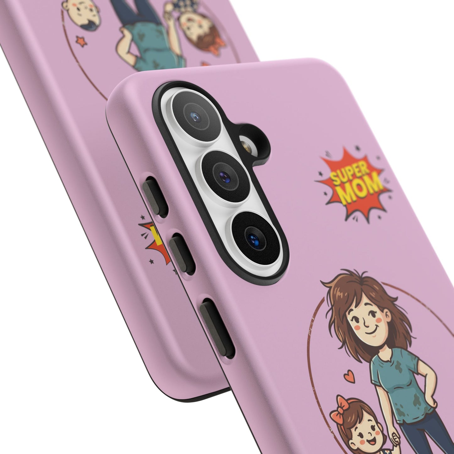 Super Mom Phone Case | Pink Phone Case, Mom Quote