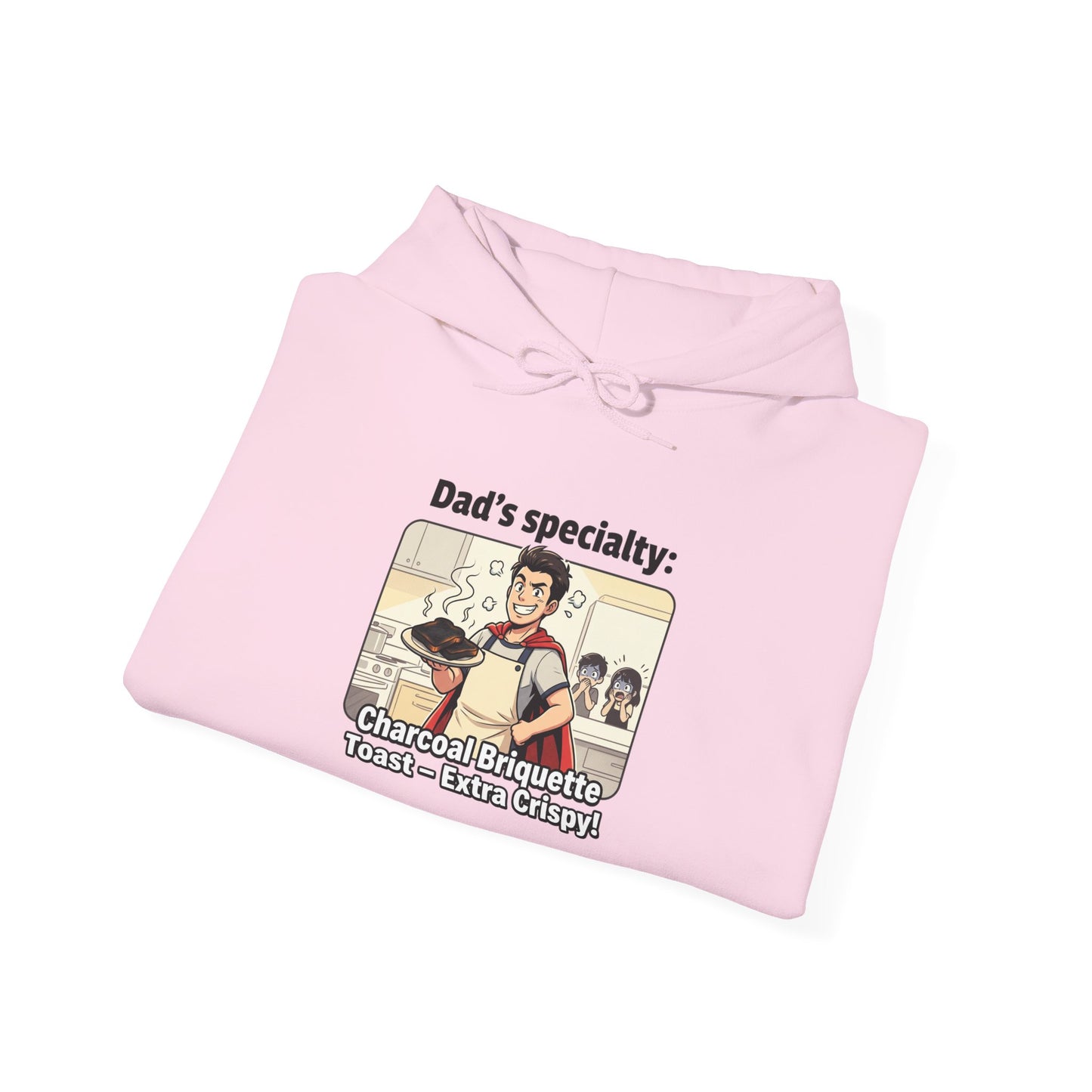 Dad’s Specialty: Charcoal Grilling Hooded Sweatshirt — Funny BBQ Dad Gift