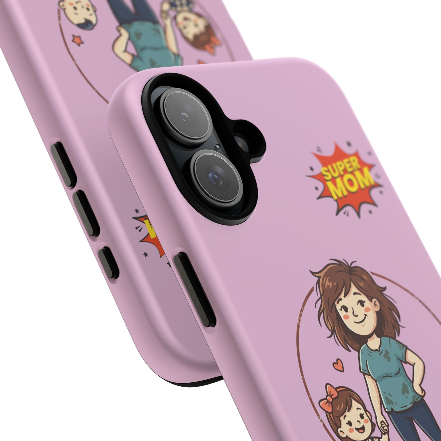 Super Mom Phone Case | Pink Phone Case, Mom Quote