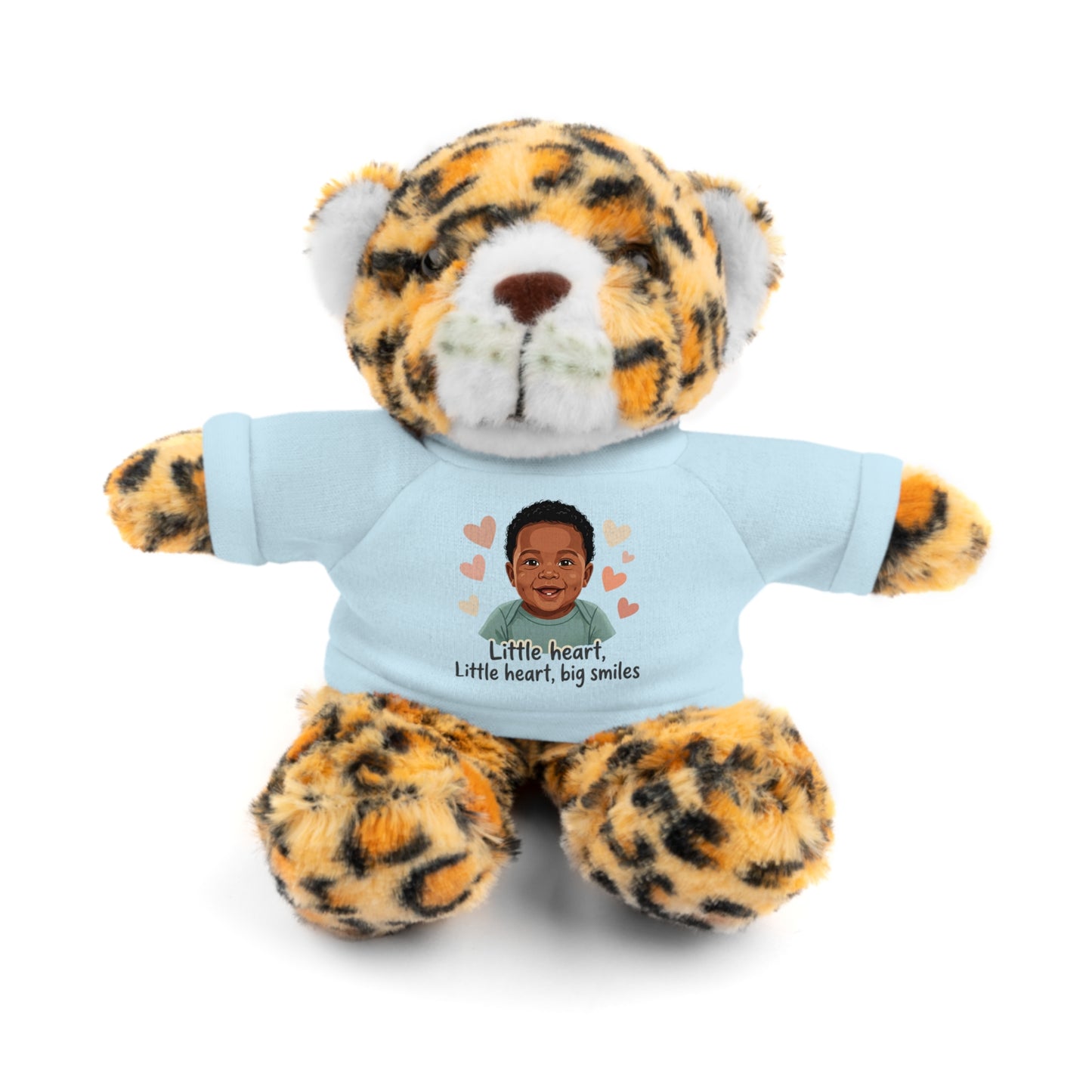 Baby Boy Stuffies with 'Little loved, big smile' Tee