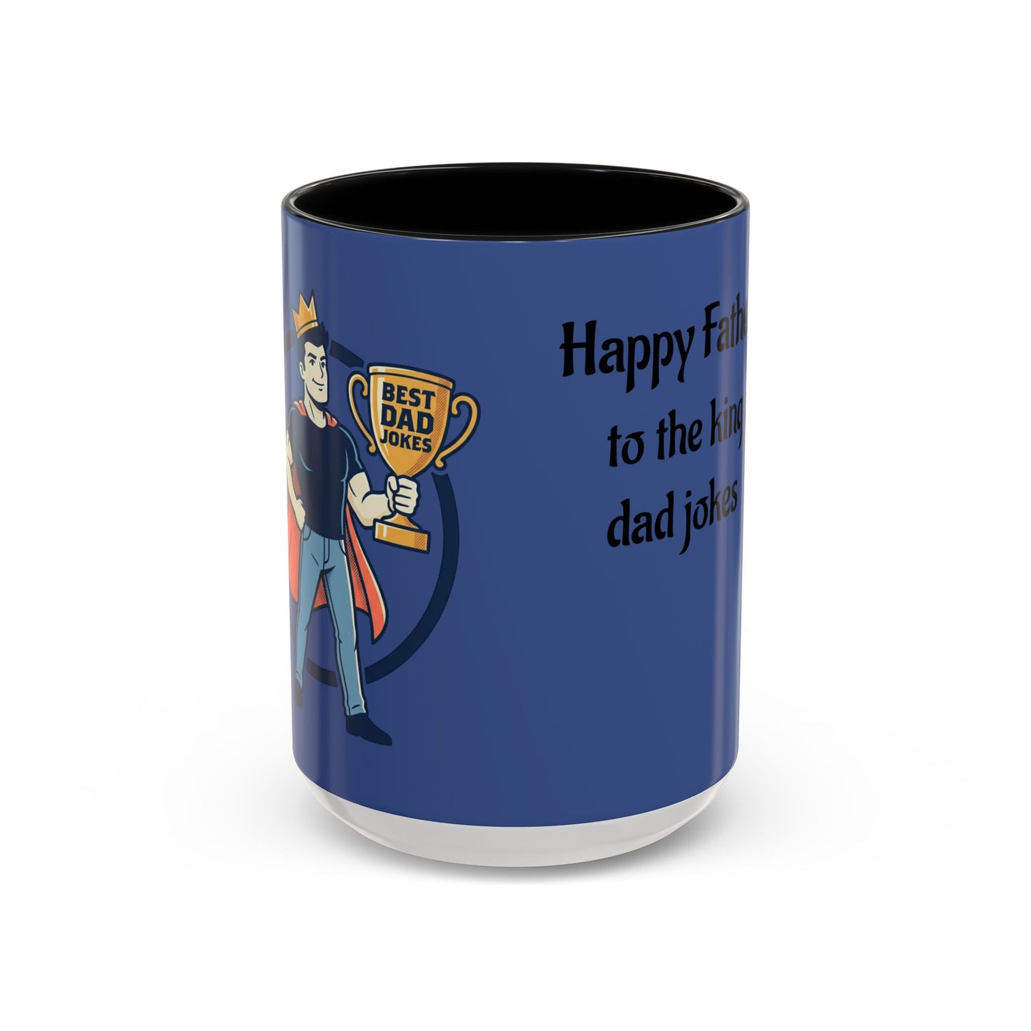 Best Dad Jokes Mug | Father's Day Coffee Mug, Accent Two-Tone