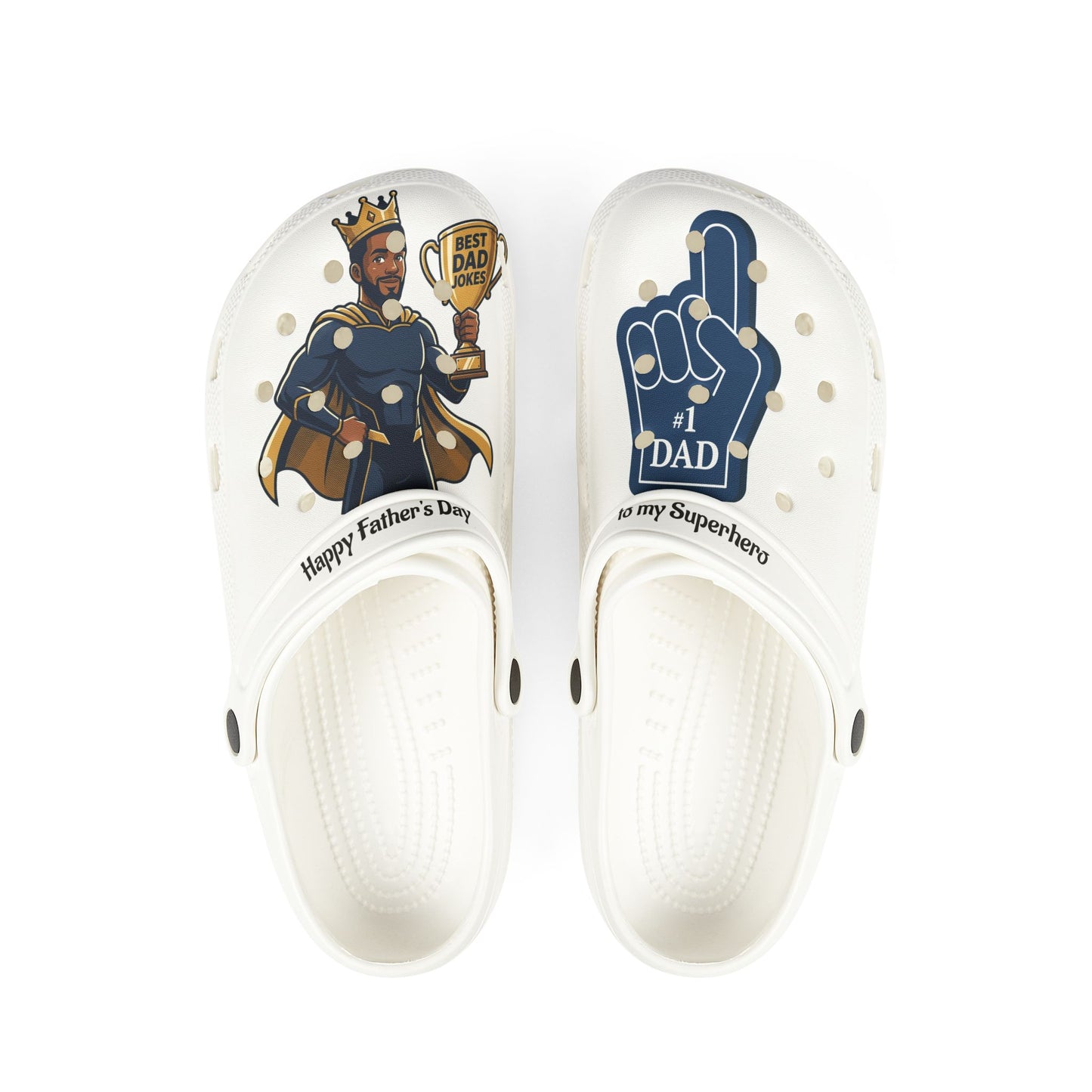 Nr. 1 Dad Foam Rubber Shoes (AOP)