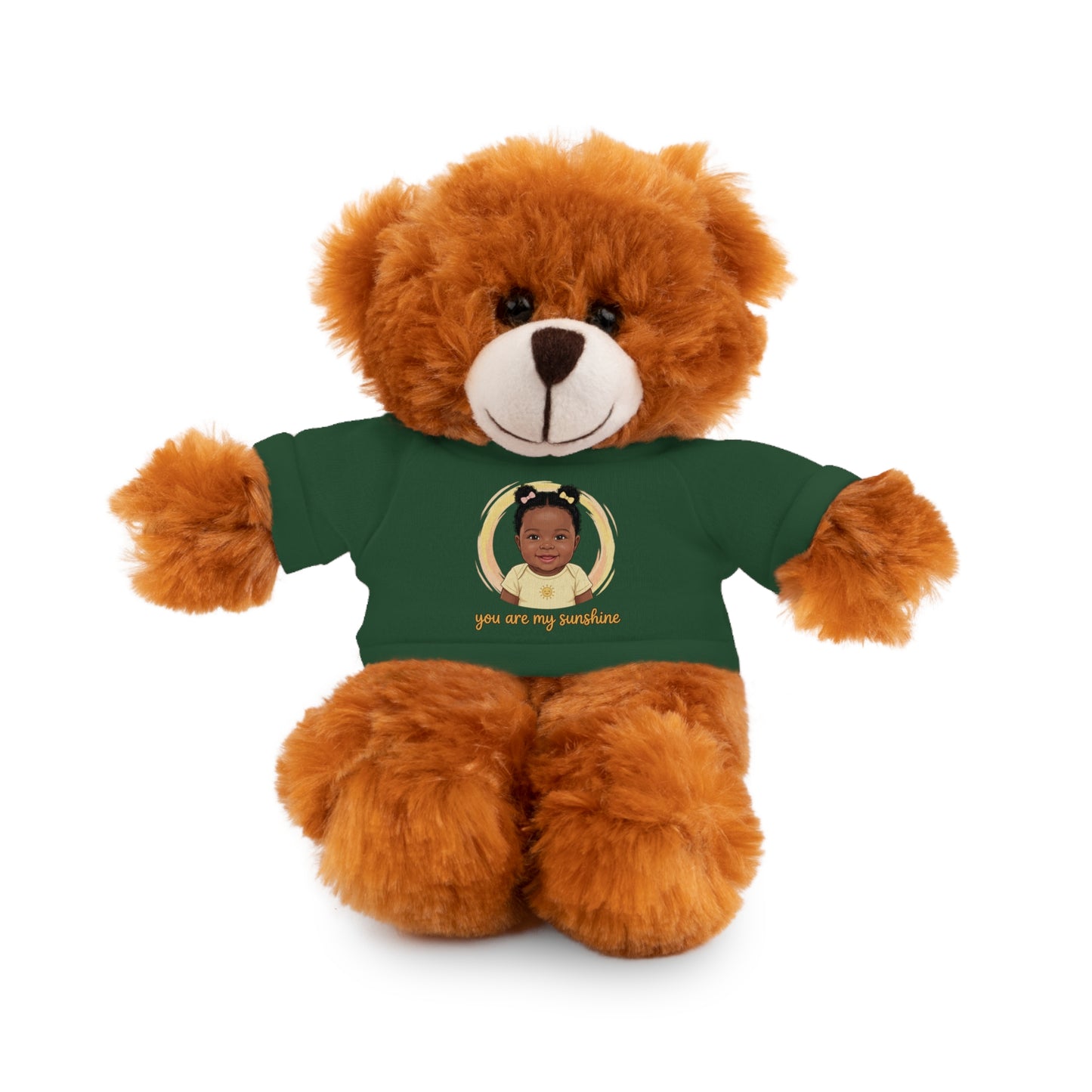 Baby Girl Stuffies with 'You are my sunshine' Tee