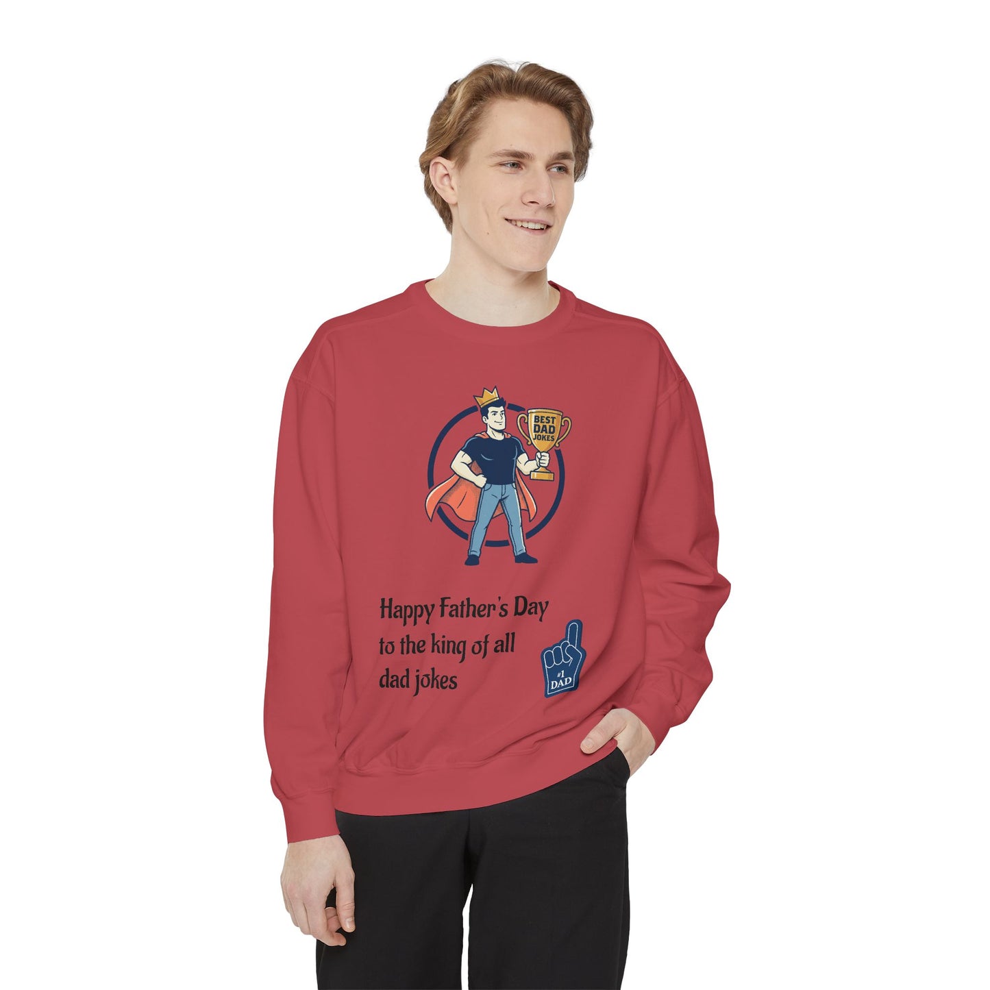 King of Dad Jokes Sweatshirt | Father's Day Dad Joke Tee