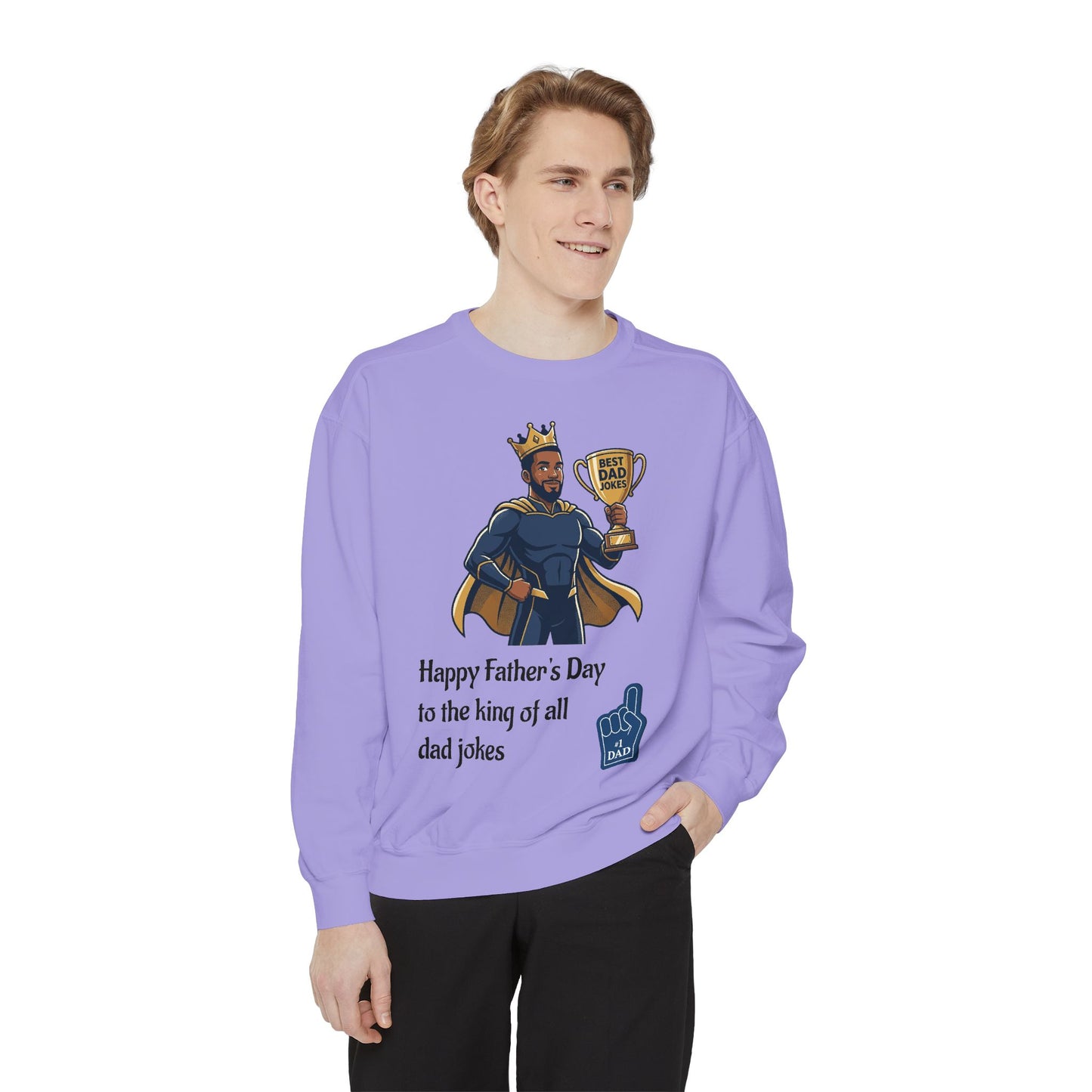 King of Dad Jokes Sweatshirt | Father's Day Dad Joke Tee