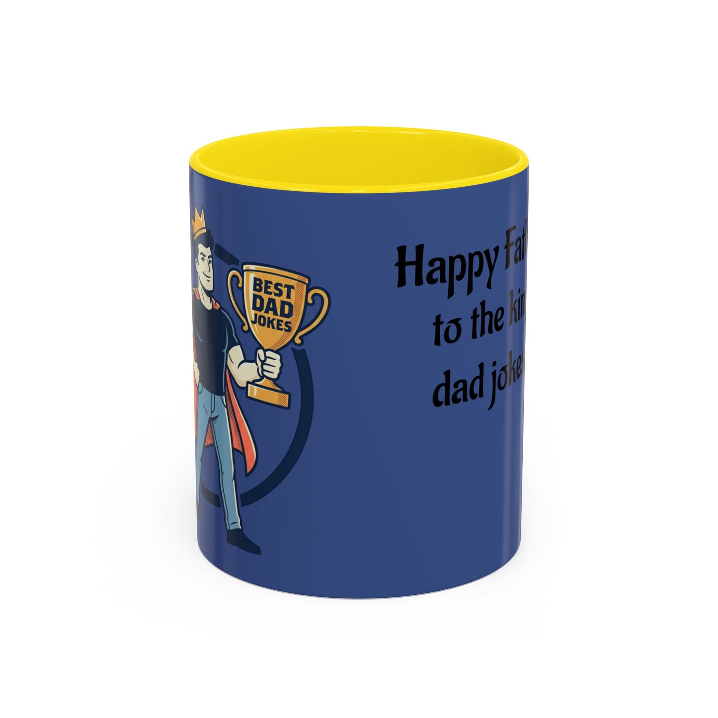 Best Dad Jokes Mug | Father's Day Coffee Mug, Accent Two-Tone