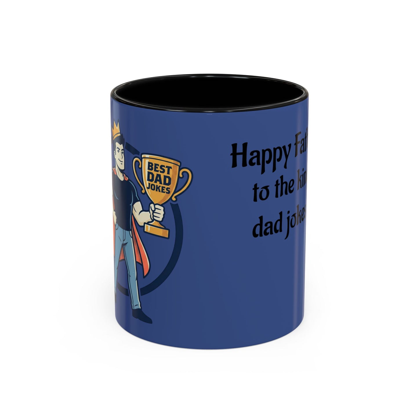 Best Dad Jokes Mug | Father's Day Coffee Mug, Accent Two-Tone