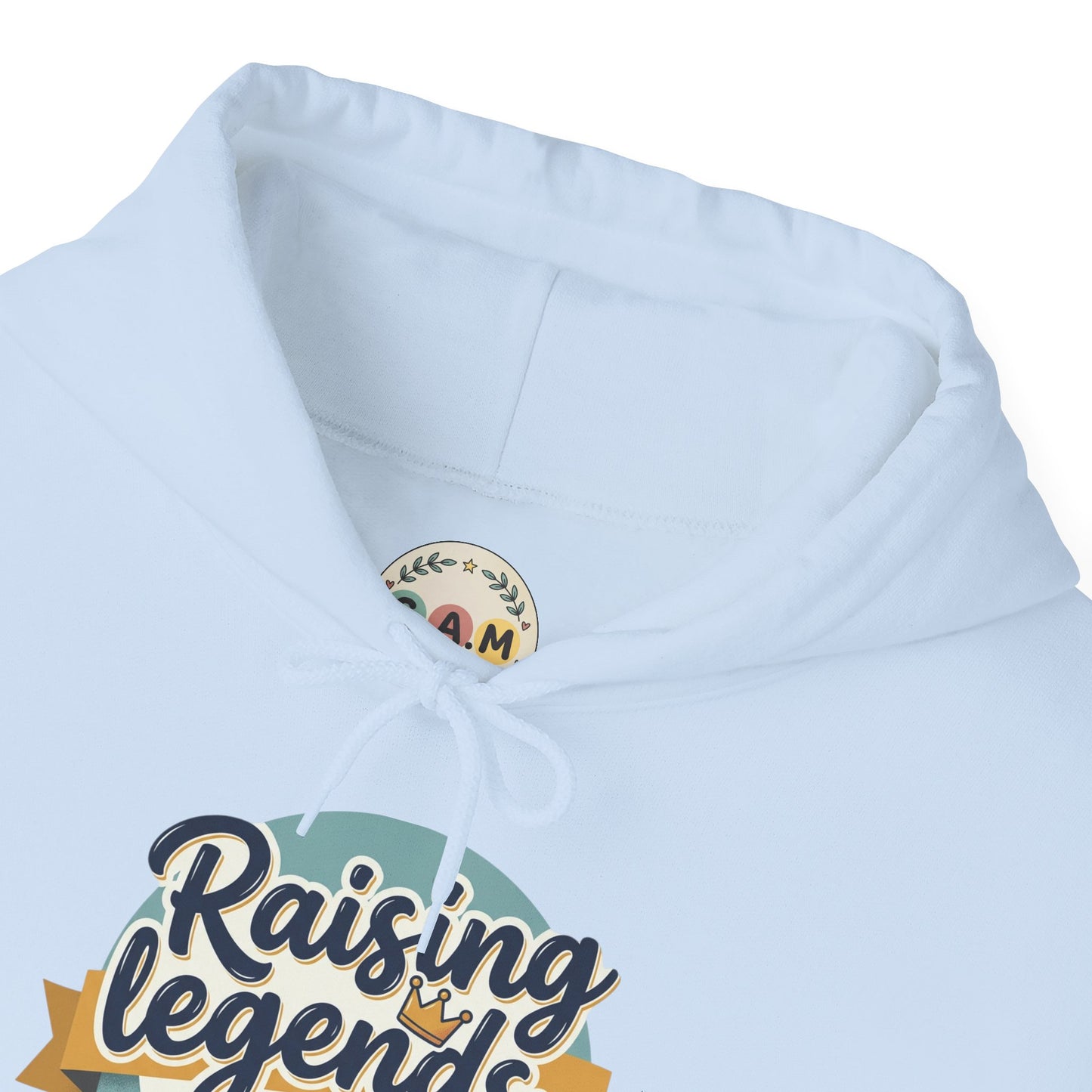 Hoodie — "Raising Legends... one meltdown at a time" Retro Parenthood Sweatshirt