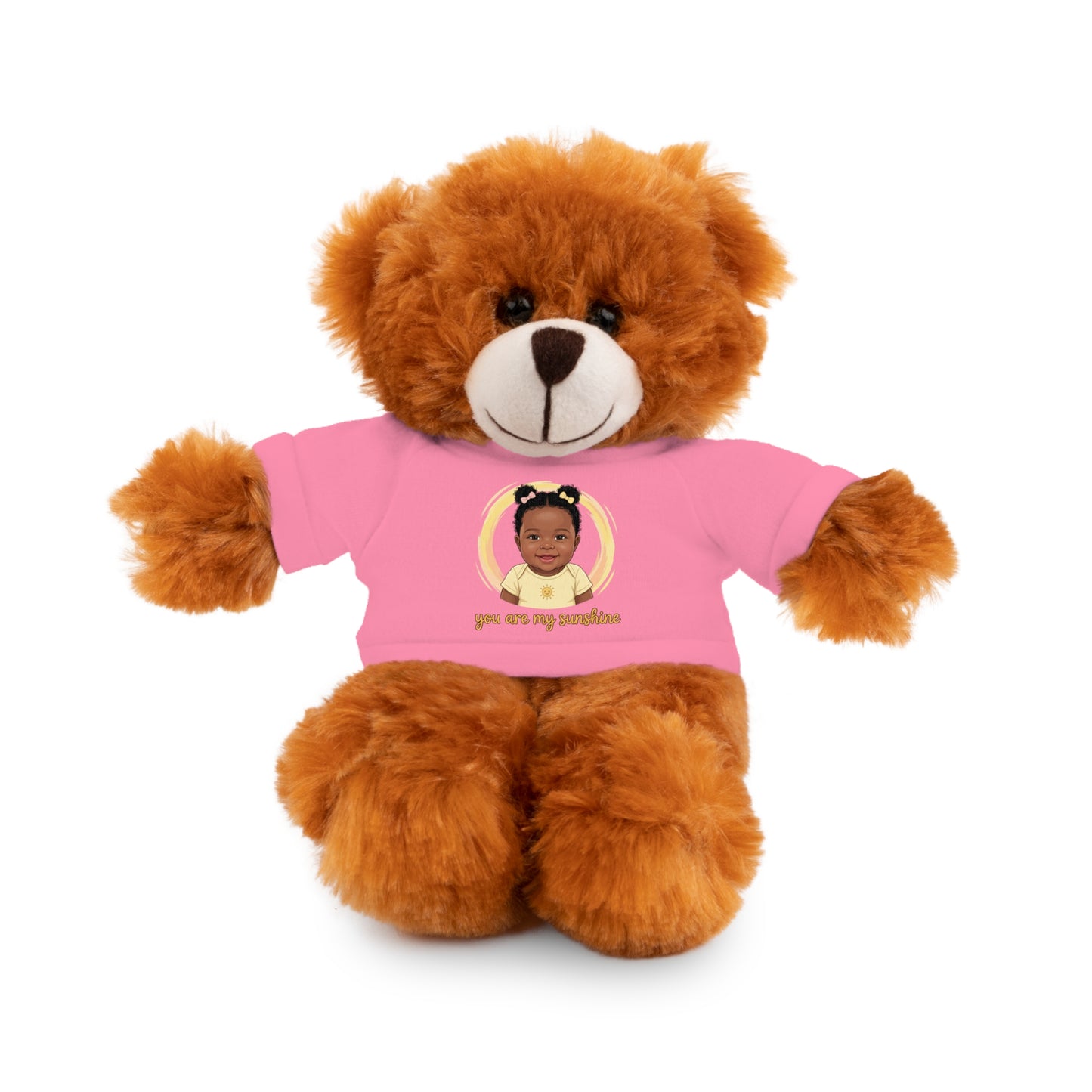 Baby Girl Stuffies with 'You are my sunshine' Tee
