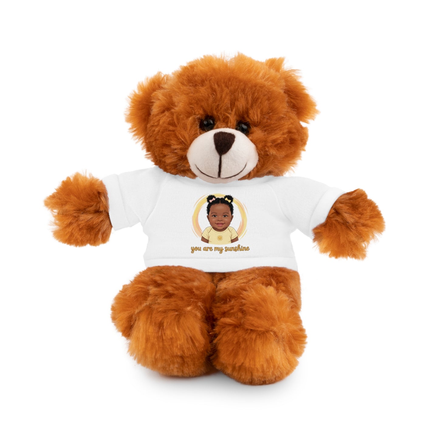 Baby Girl Stuffies with 'You are my sunshine' Tee